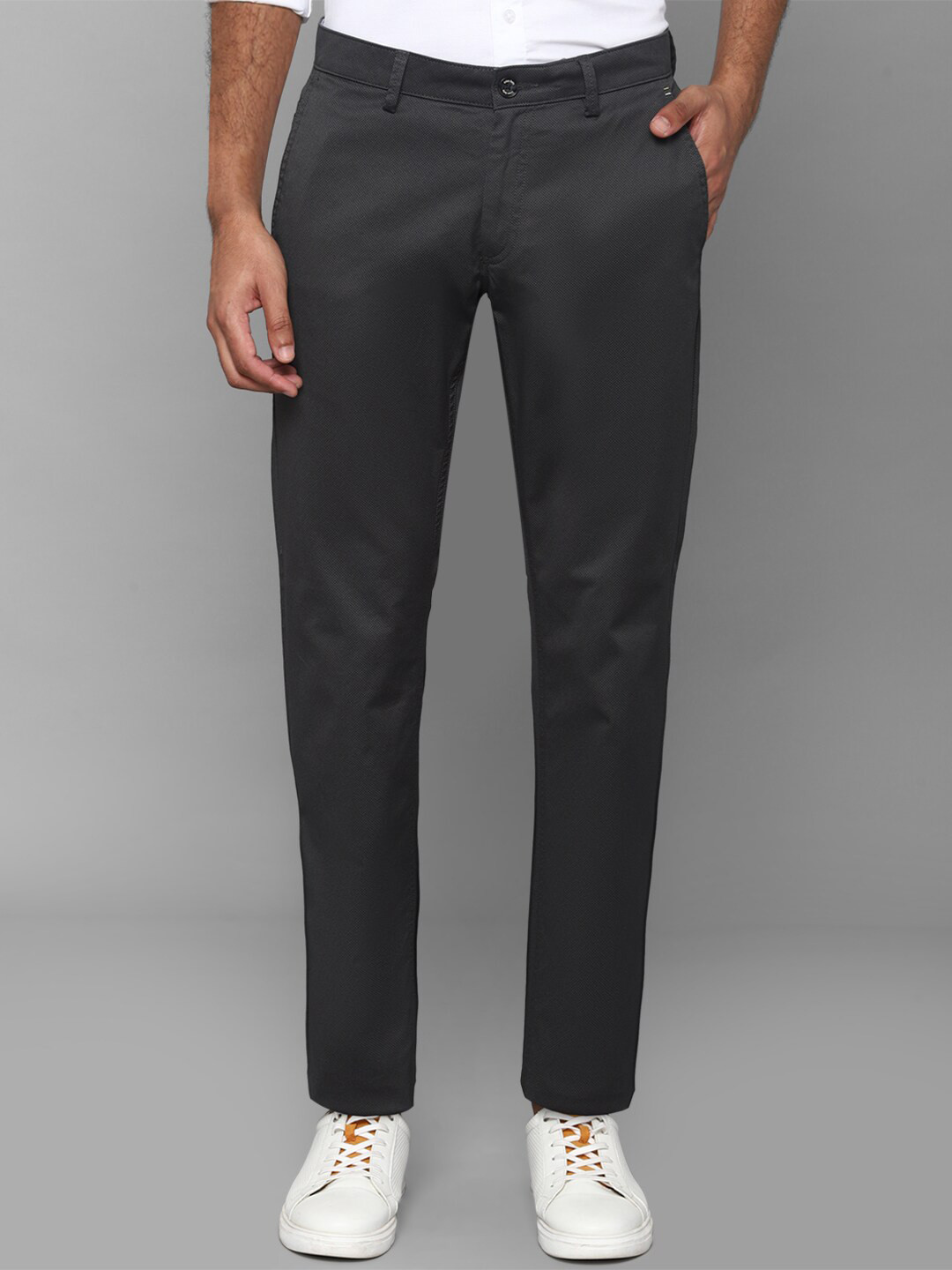 

Allen Solly Men Grey Slim Fit Trouser