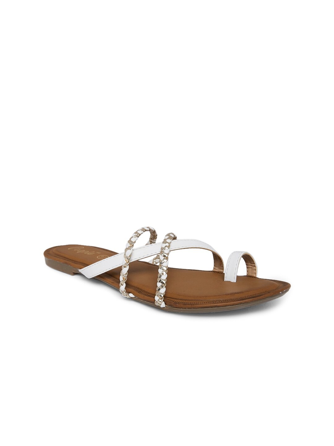 

People Women White One Toe Flats