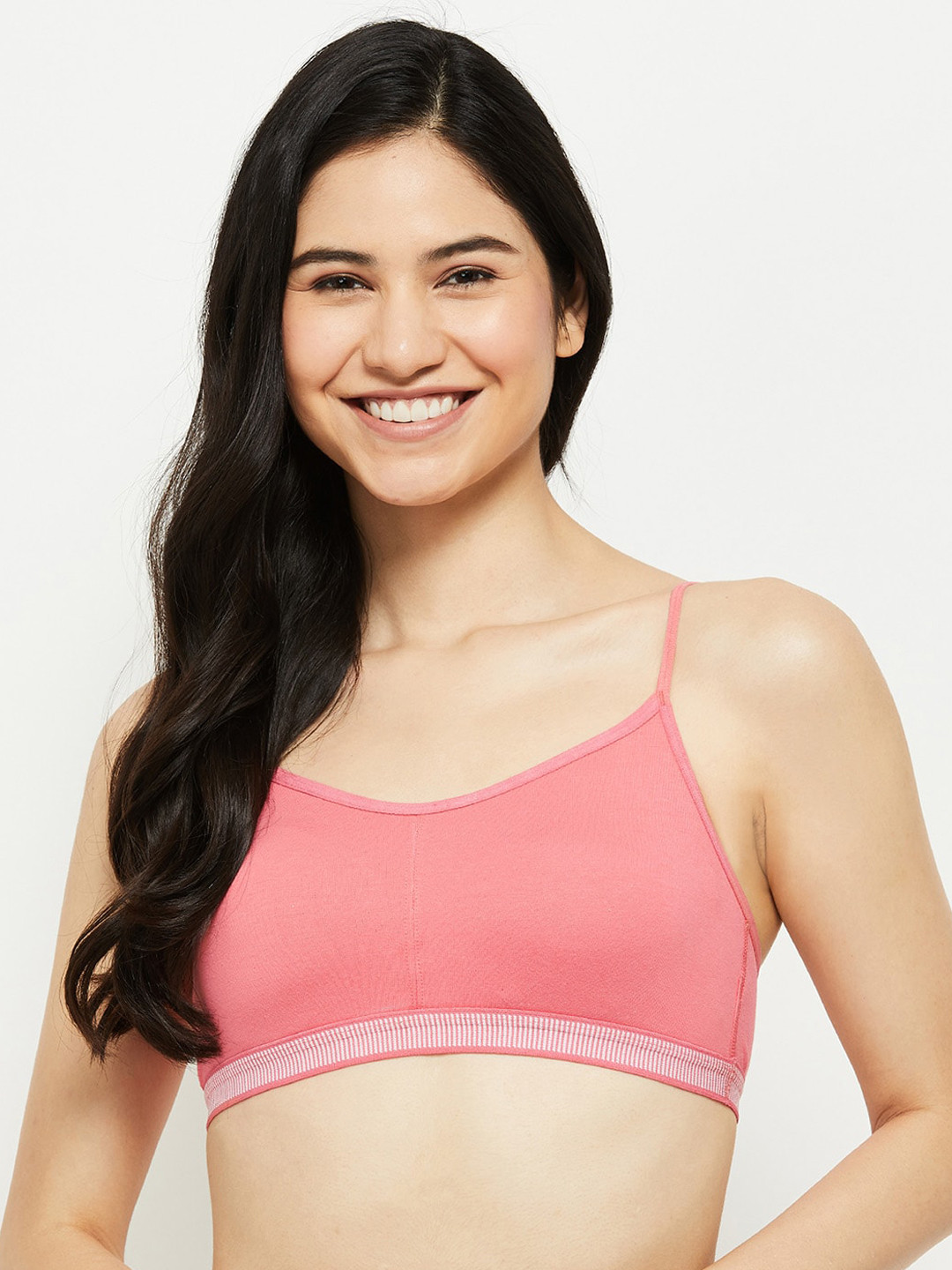 

max Peach-Coloured Bra Lightly Padded