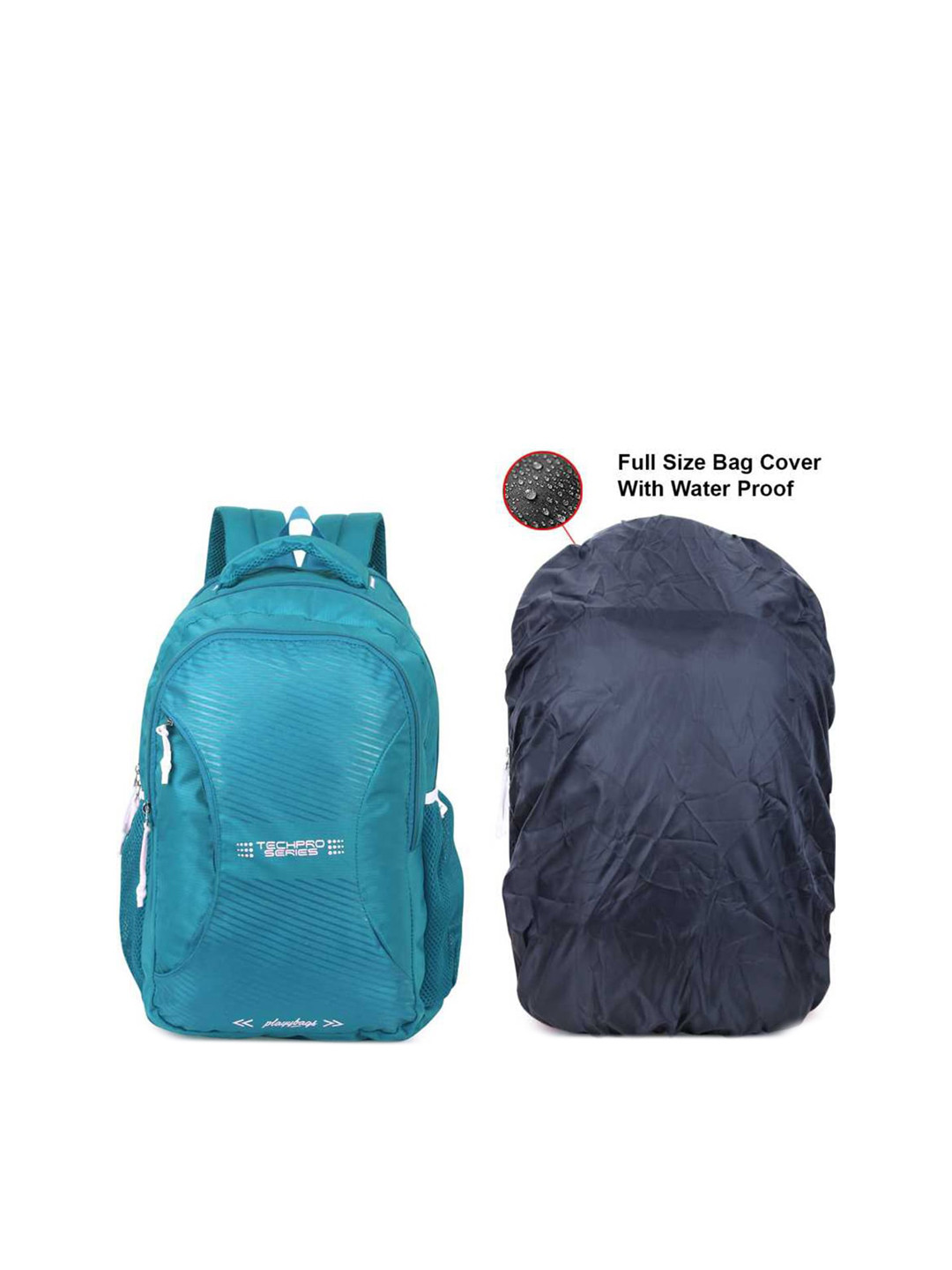 

PLAYYBAGS Unisex Turquoise Blue Backpack