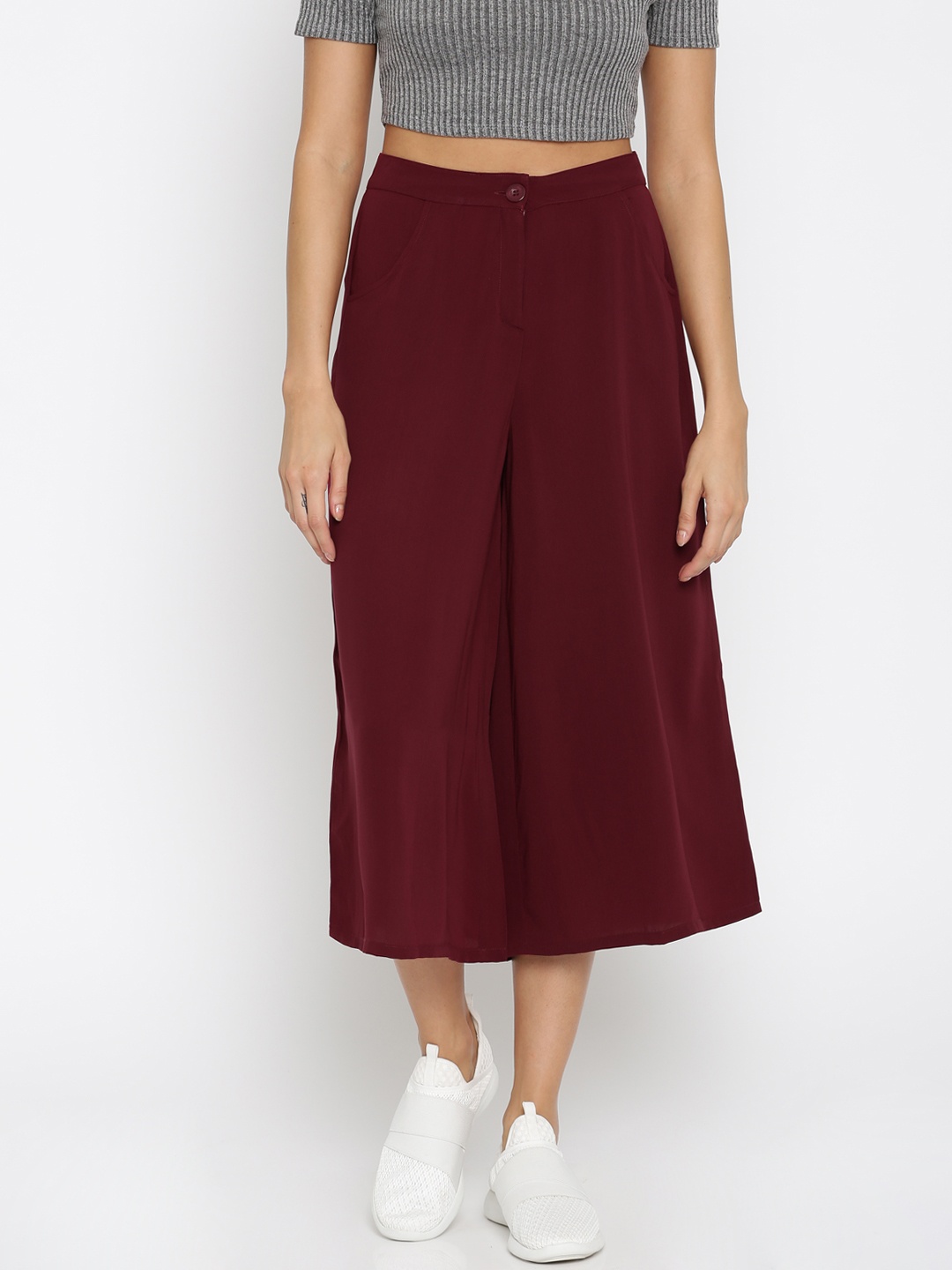 

AND Burgundy Culottes