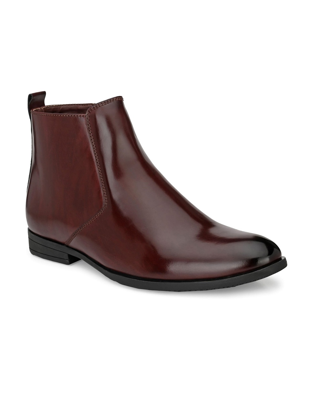 

Fentacia Men Brown Solid Chelsea Boots