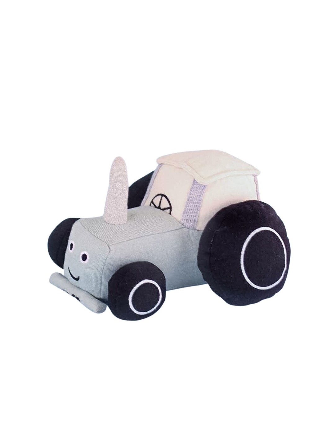 

The Wishing Chair Grey & Black Mr.Tractor Cuddly Knitted Cotton Toy