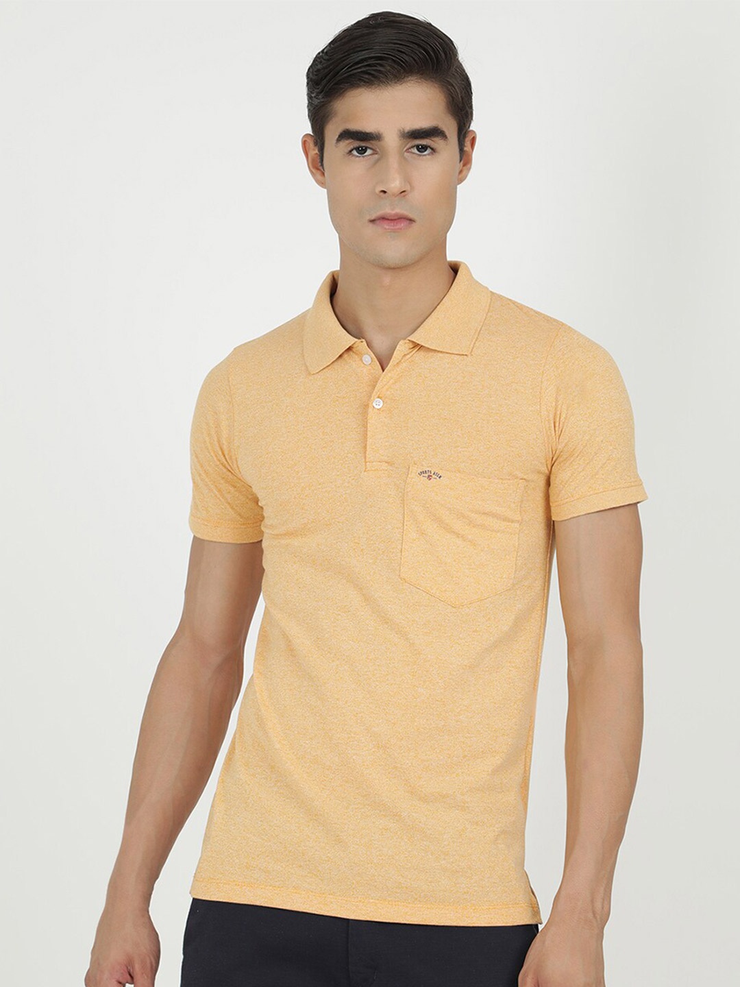 

V2 Value & Variety Men Beige Polo Collar T-shirt