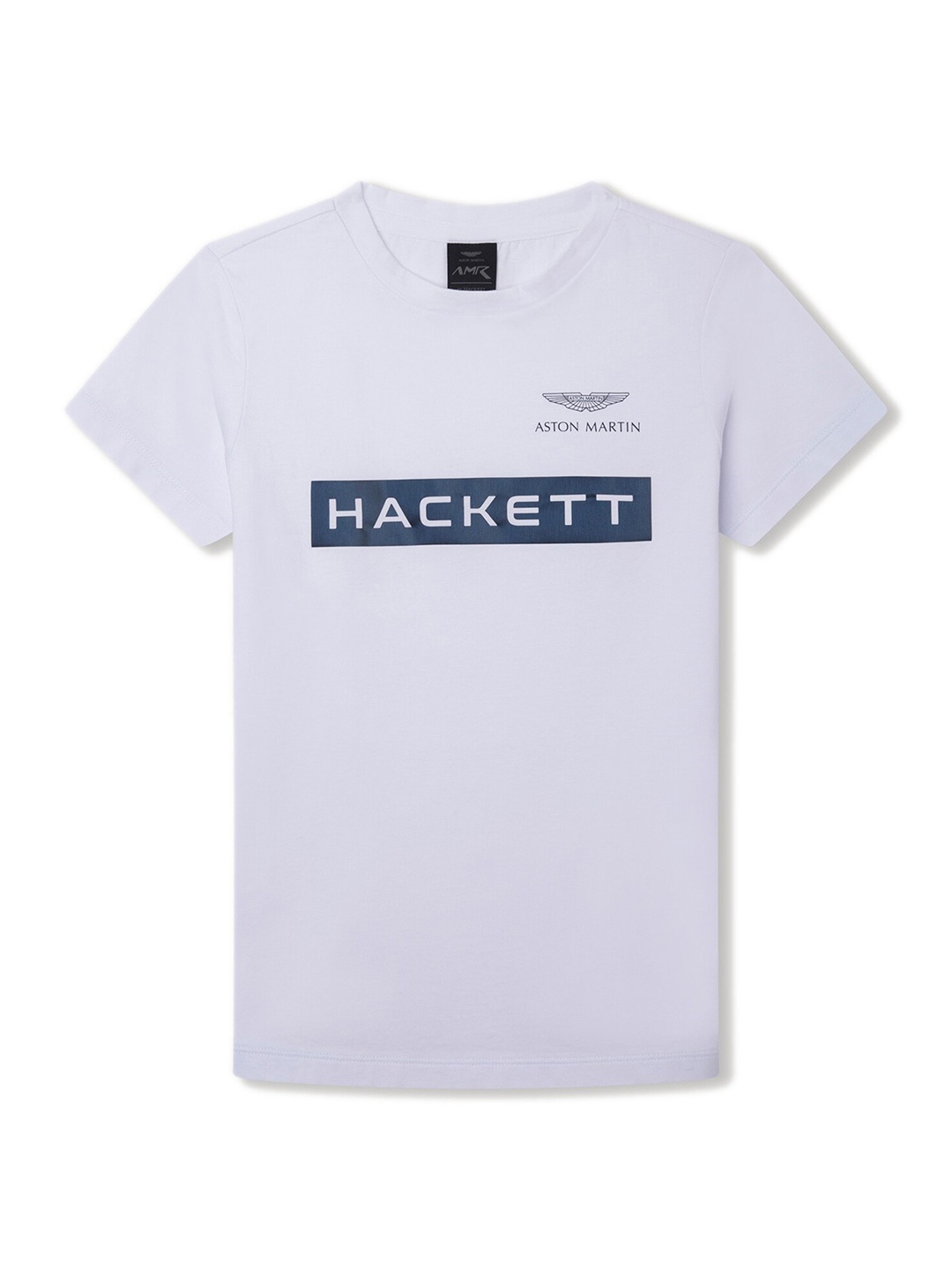 

HACKETT LONDON Boys White Typography T-shirt