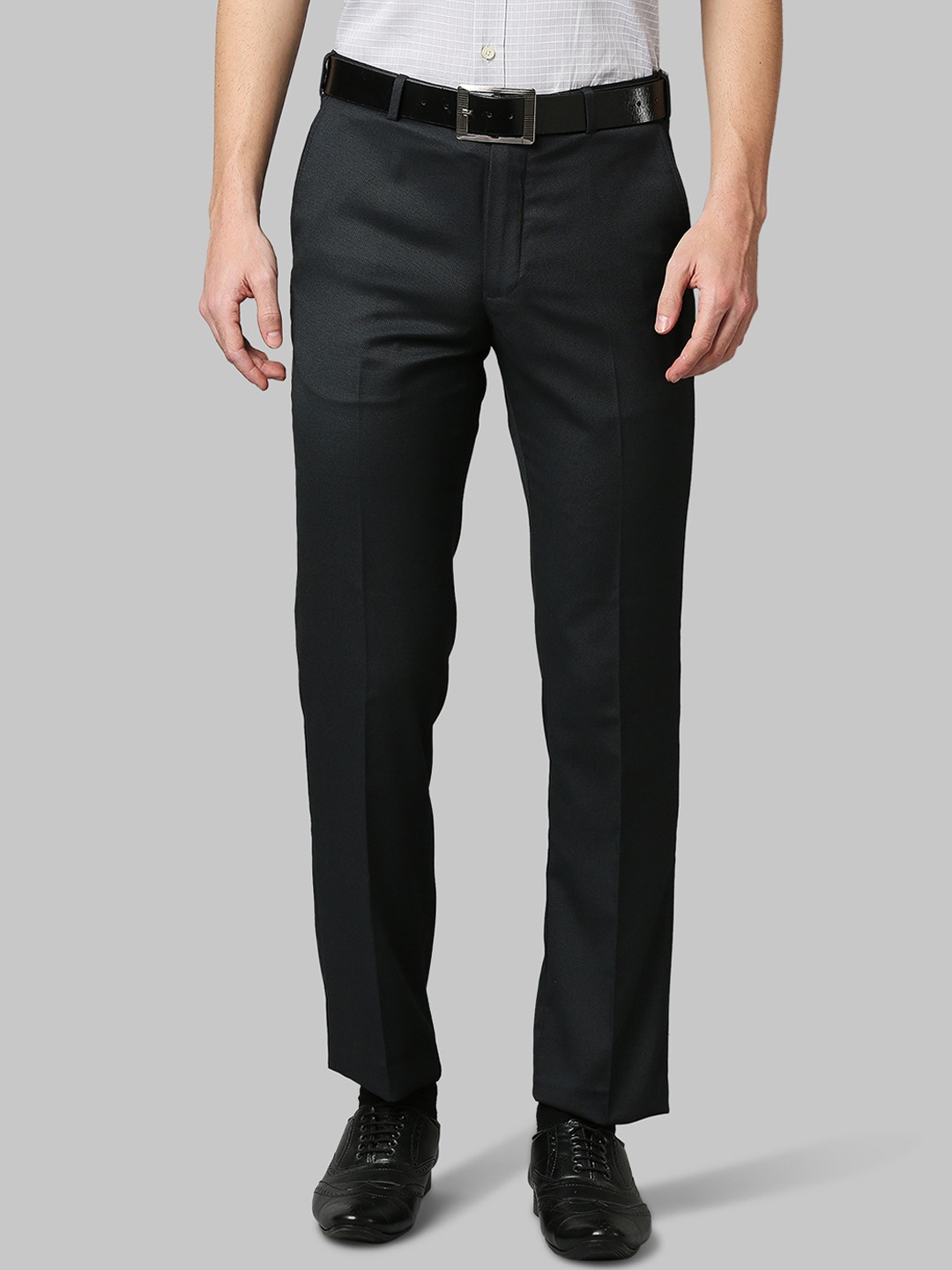 

Park Avenue Men Blue Formal Trousers