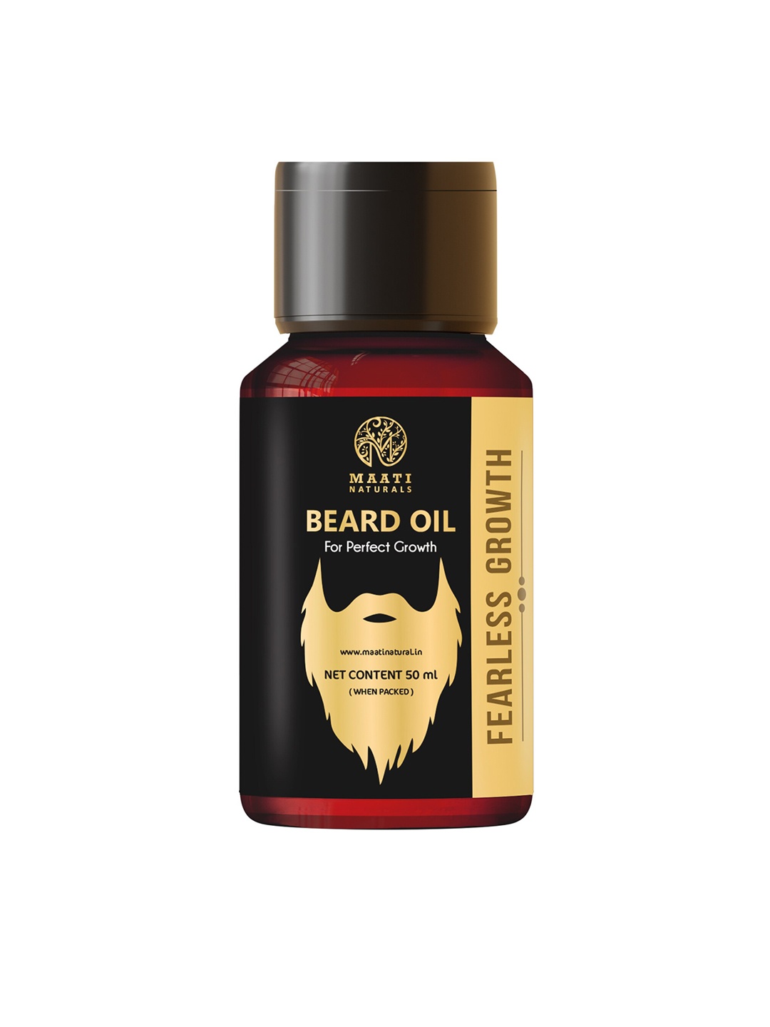 

MaatiNaturals Beard Oil For Perfect Growth-50 ml, Black