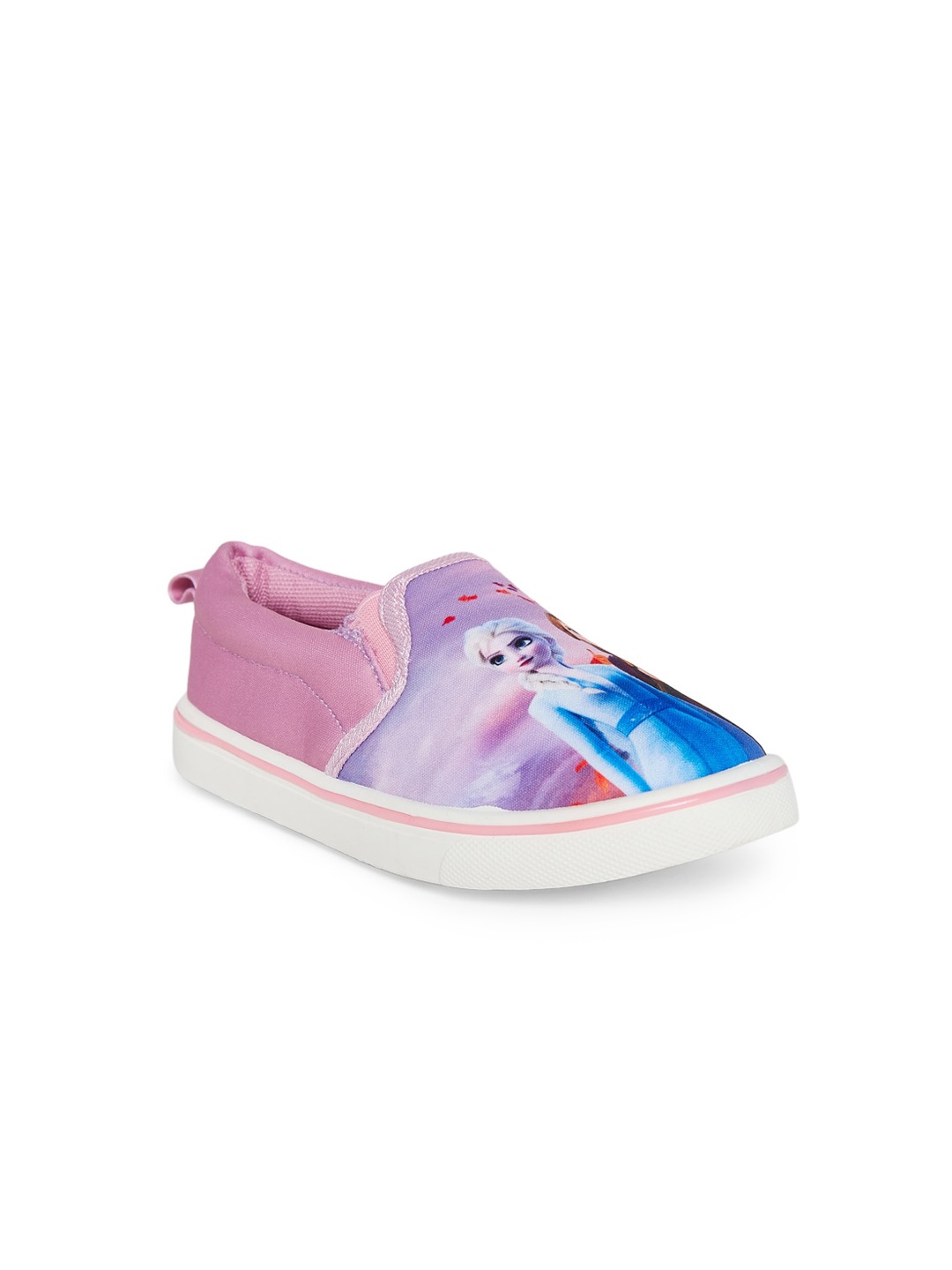 

Pantaloons Junior Girls Pink Printed Slip-On Sneakers