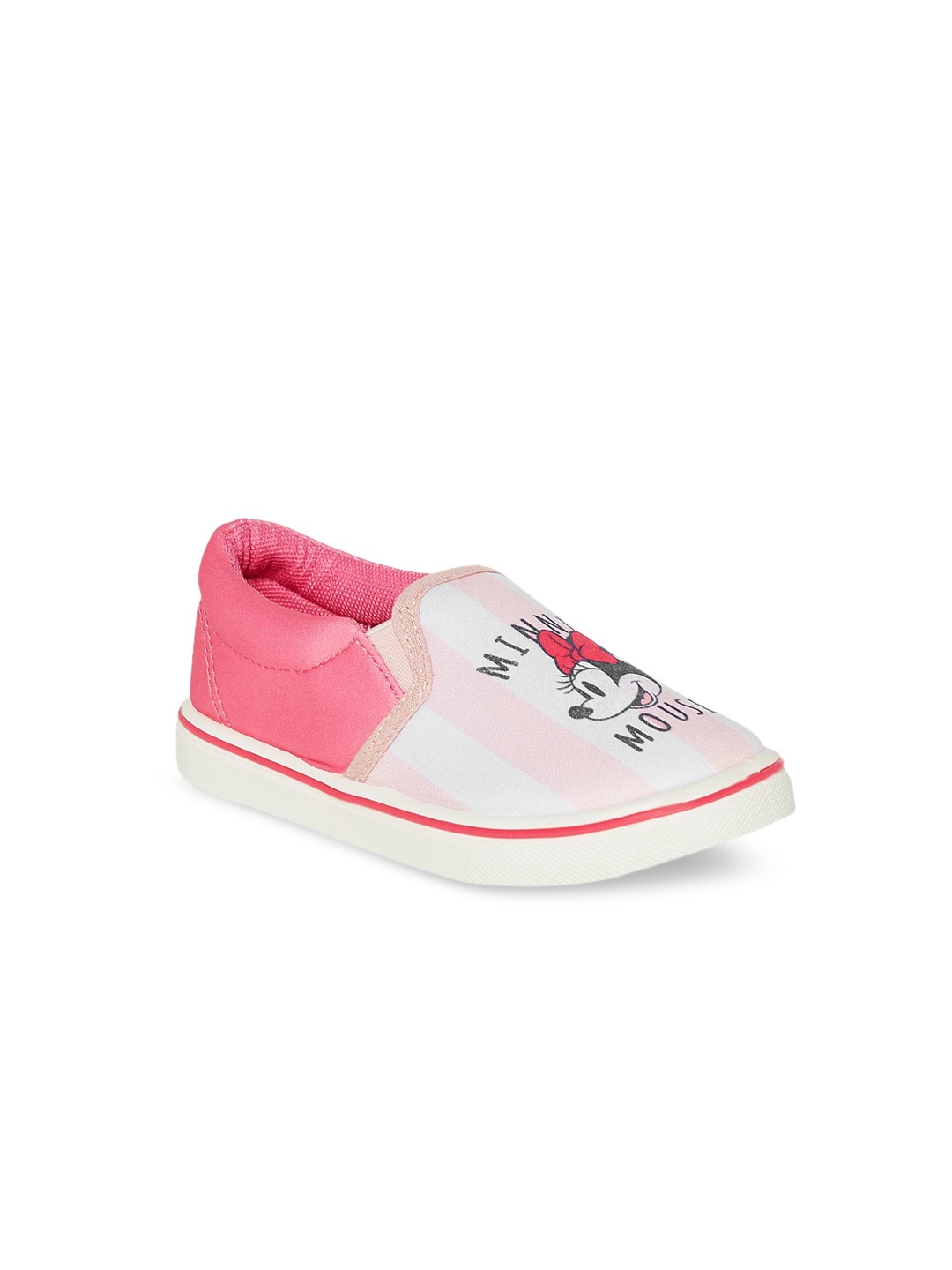 

Pantaloons Junior Girls Pink Printed Slip-On Sneakers