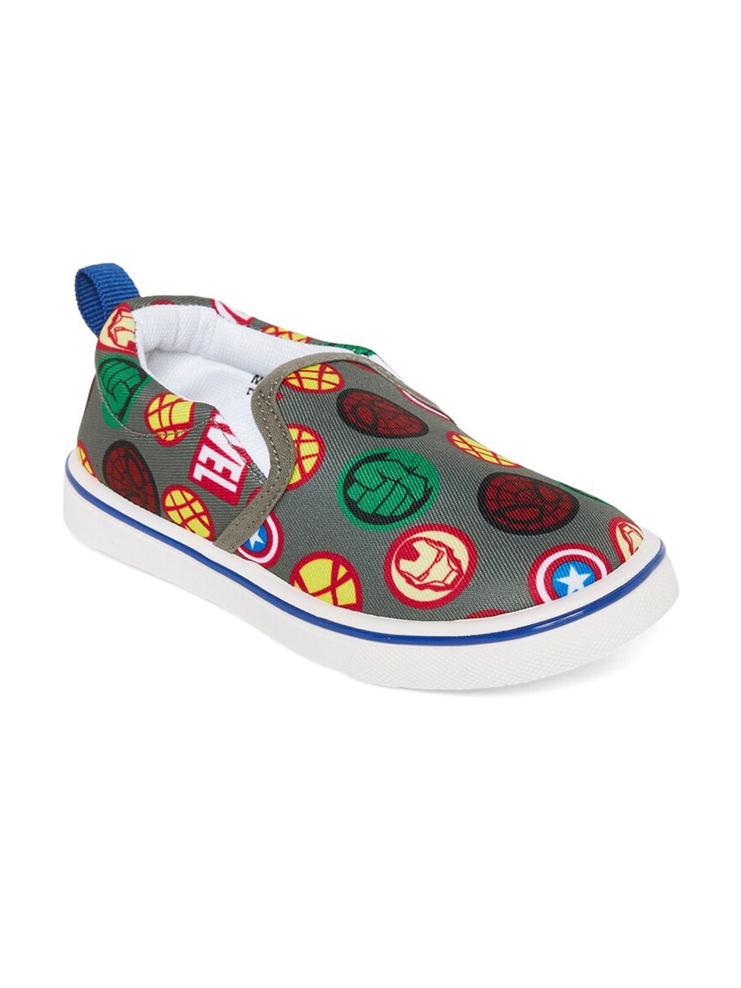 

Pantaloons Junior Boys Brown Printed Slip-On Sneakers