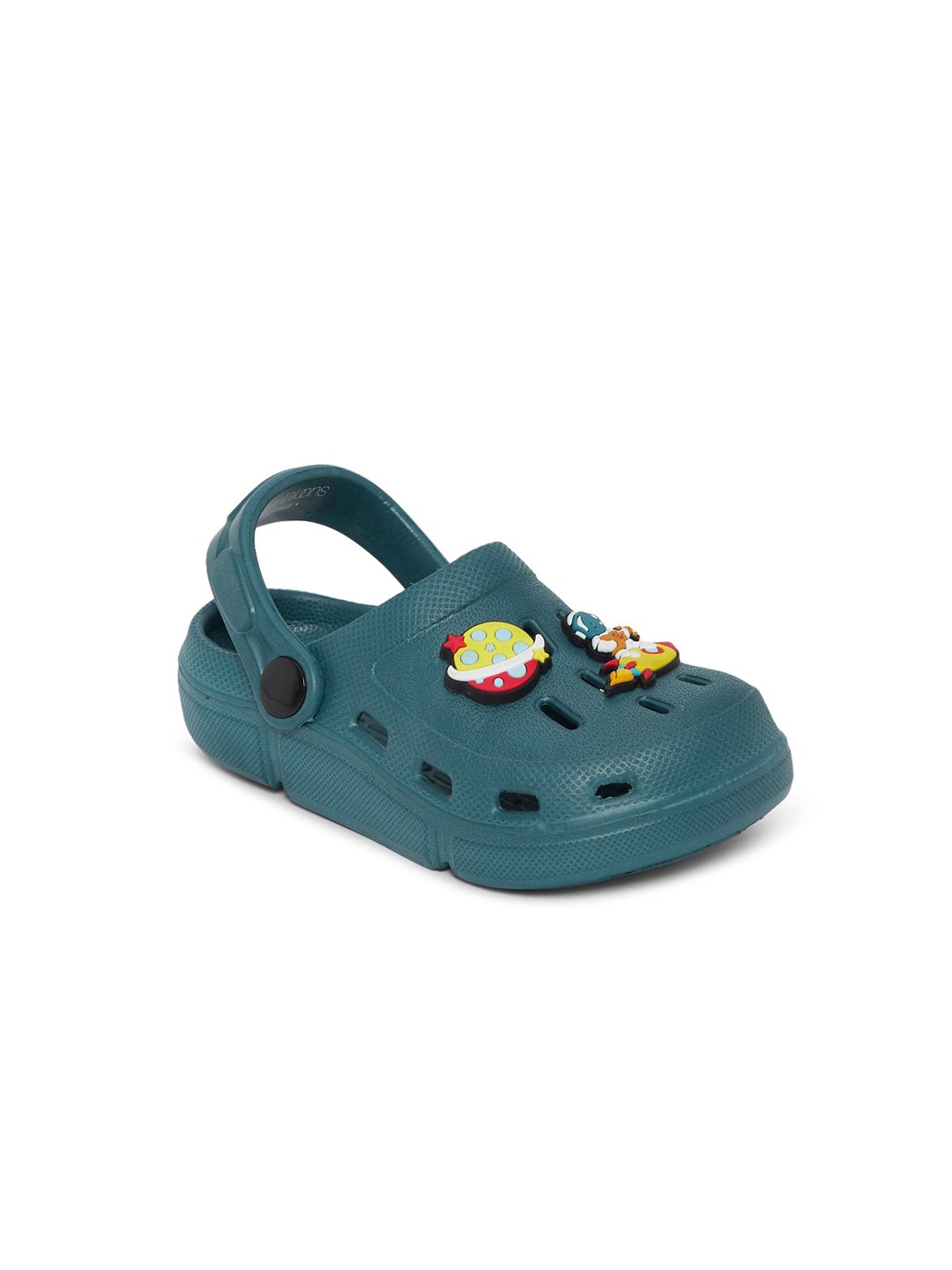 

Pantaloons Junior Boys Teal Printed Clogs