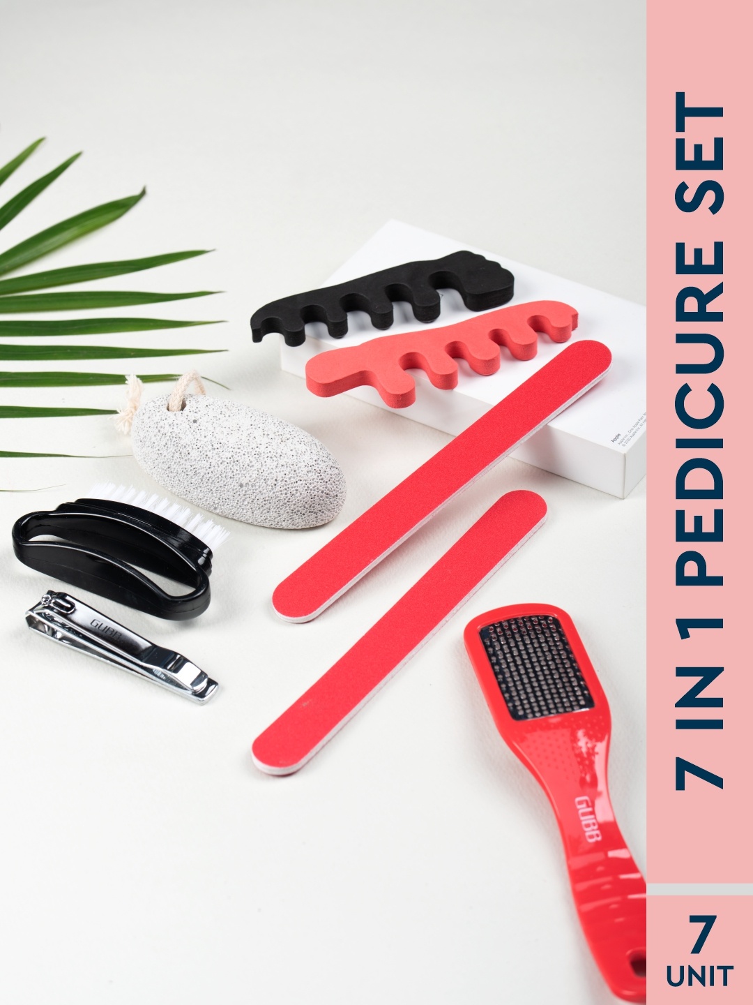 

GUBB 7-In-1 Pedicure Kit - Multicoloured, Multi