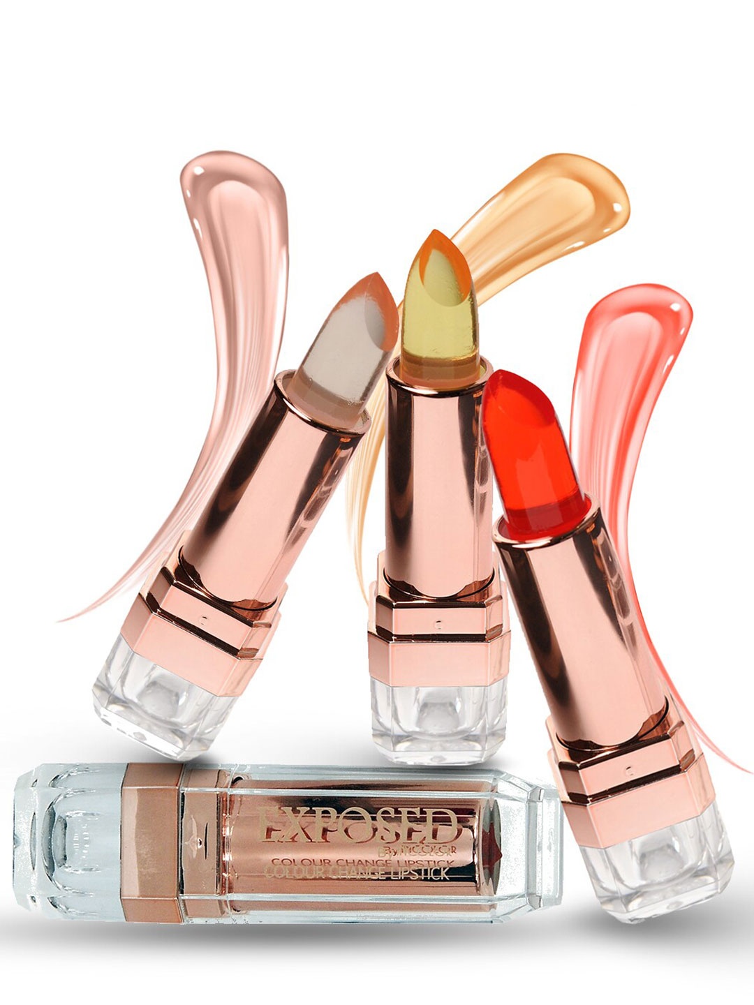 

INCOLOR Pack Of 3 Multi-Coloured Colour Change Lipstick
