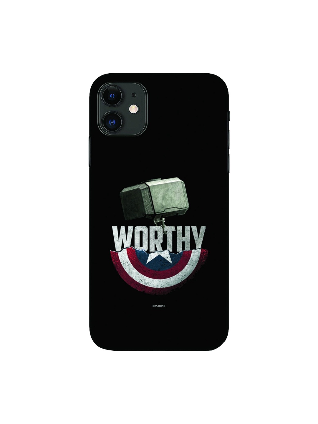 

Bewakoof Black Worthy Captain Ticket Printed iPhone 11 Back Case
