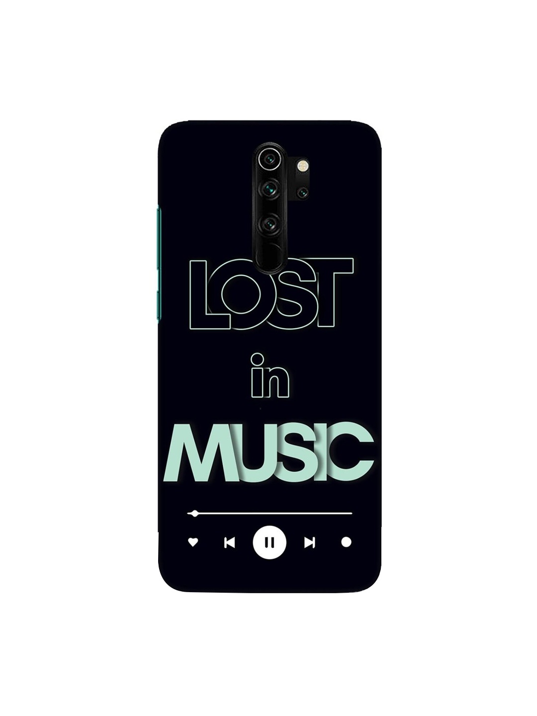 

Bewakoof Black & Green Printed Xiaomi Redmi Note 8 Pro