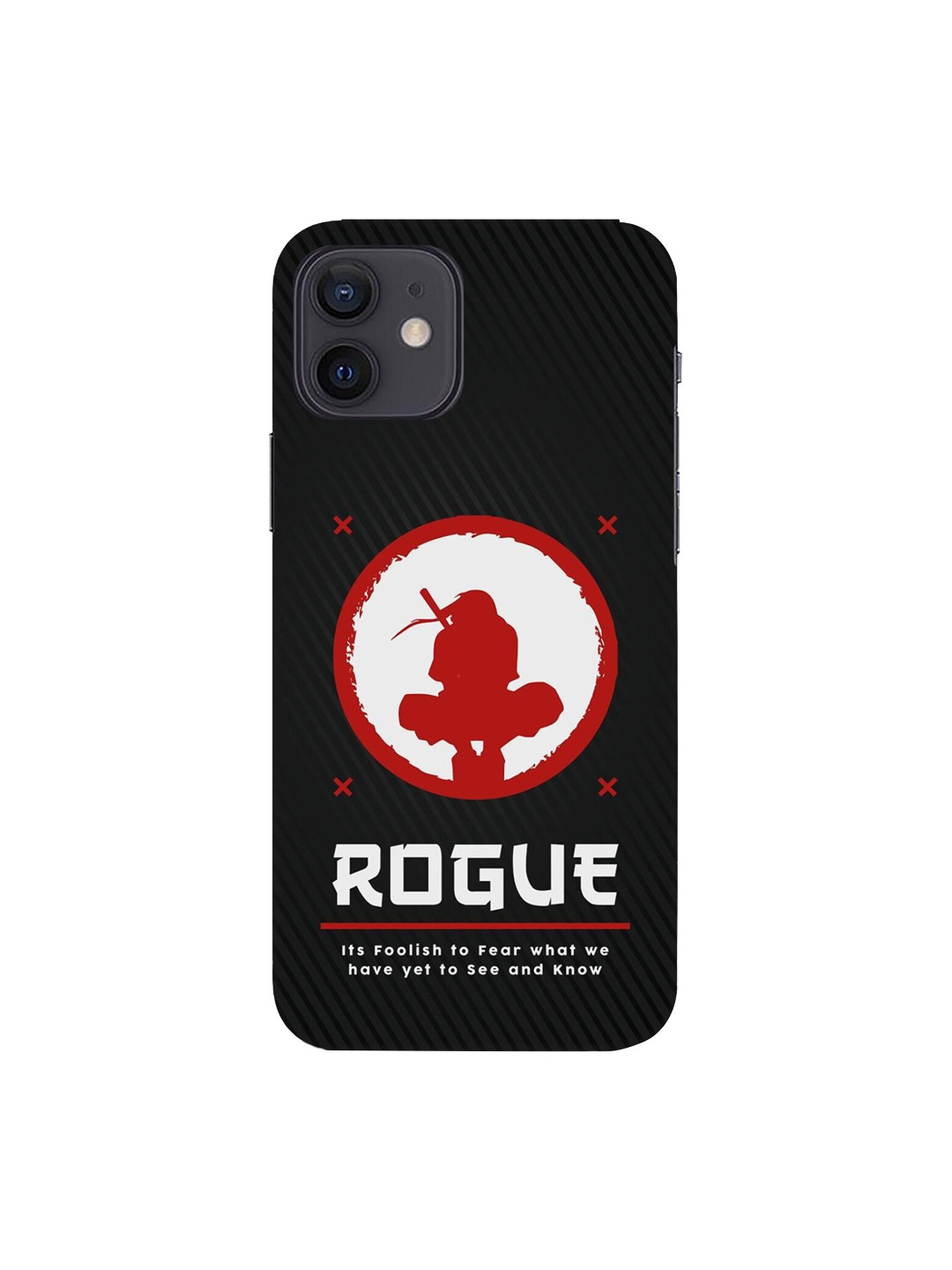 

Bewakoof Black Rogue Ninja Printed iPhone 12 Mobile Back Case