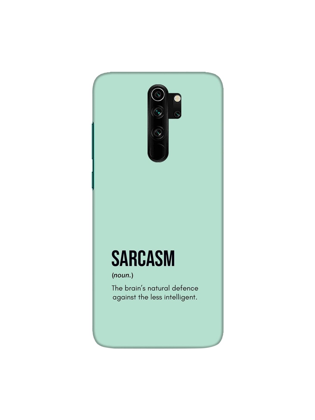 

Bewakoof Sea Green Sarcasm Printed Xiaomi Redmi Note 8 Pro