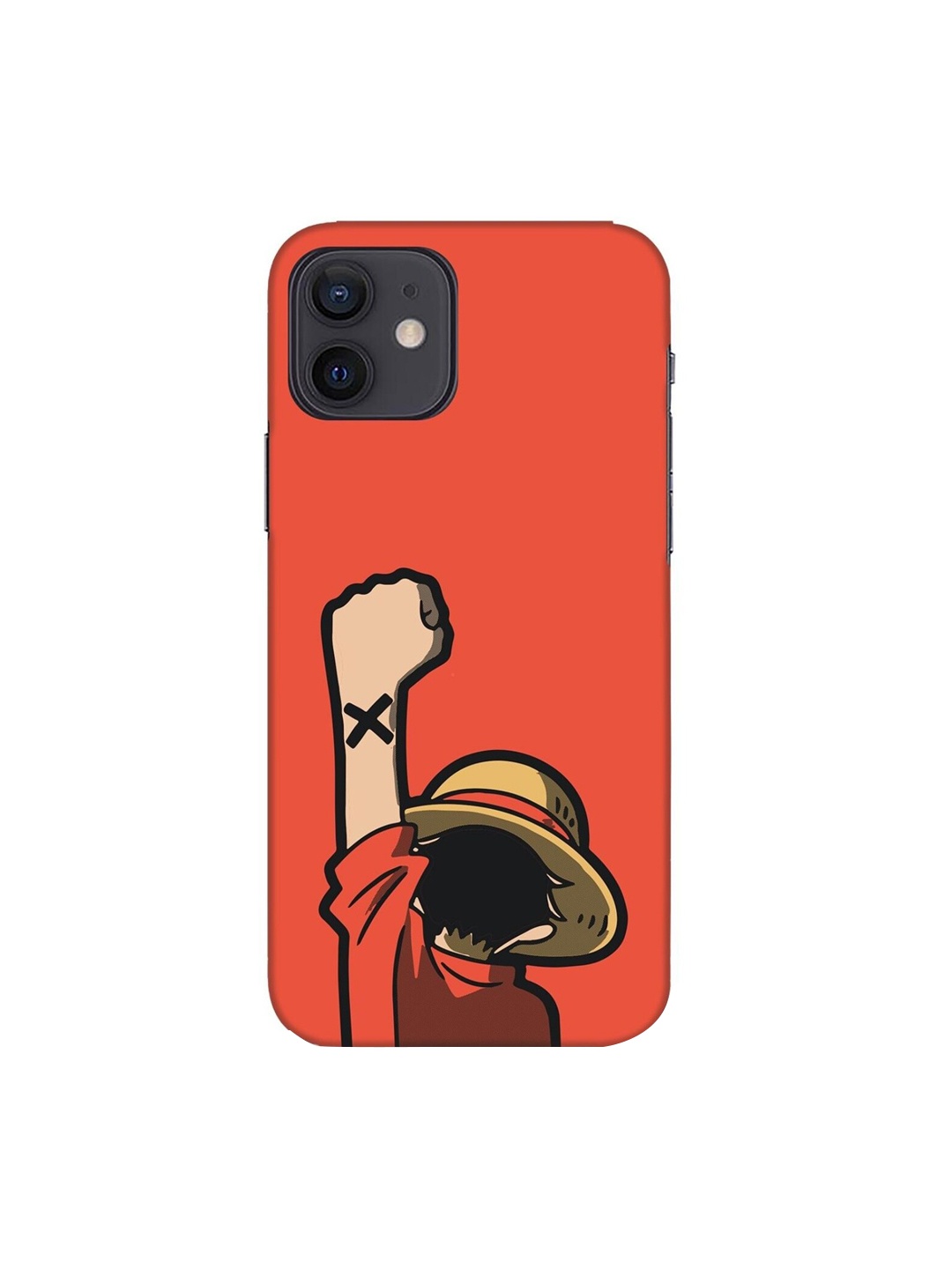 

Bewakoof Adults Orange Pirate King Printed iPhone 12 Mobile Phone Case