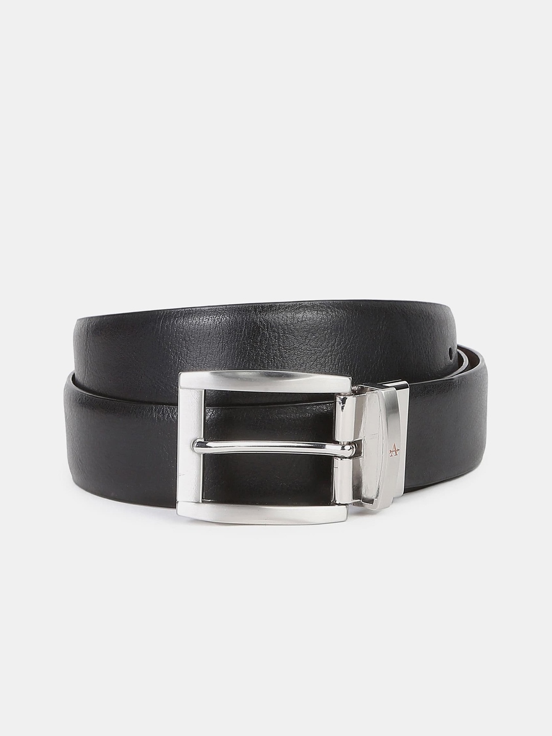 

Arrow Men Black Formal Metallic Buckle Solid Belt