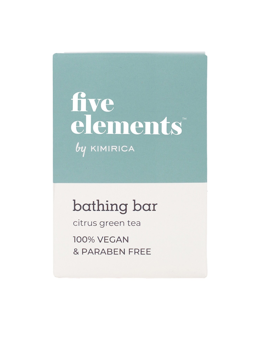 

Kimirica Five Elements Citrus Green Tea Bathing Soap Bar 100g, White