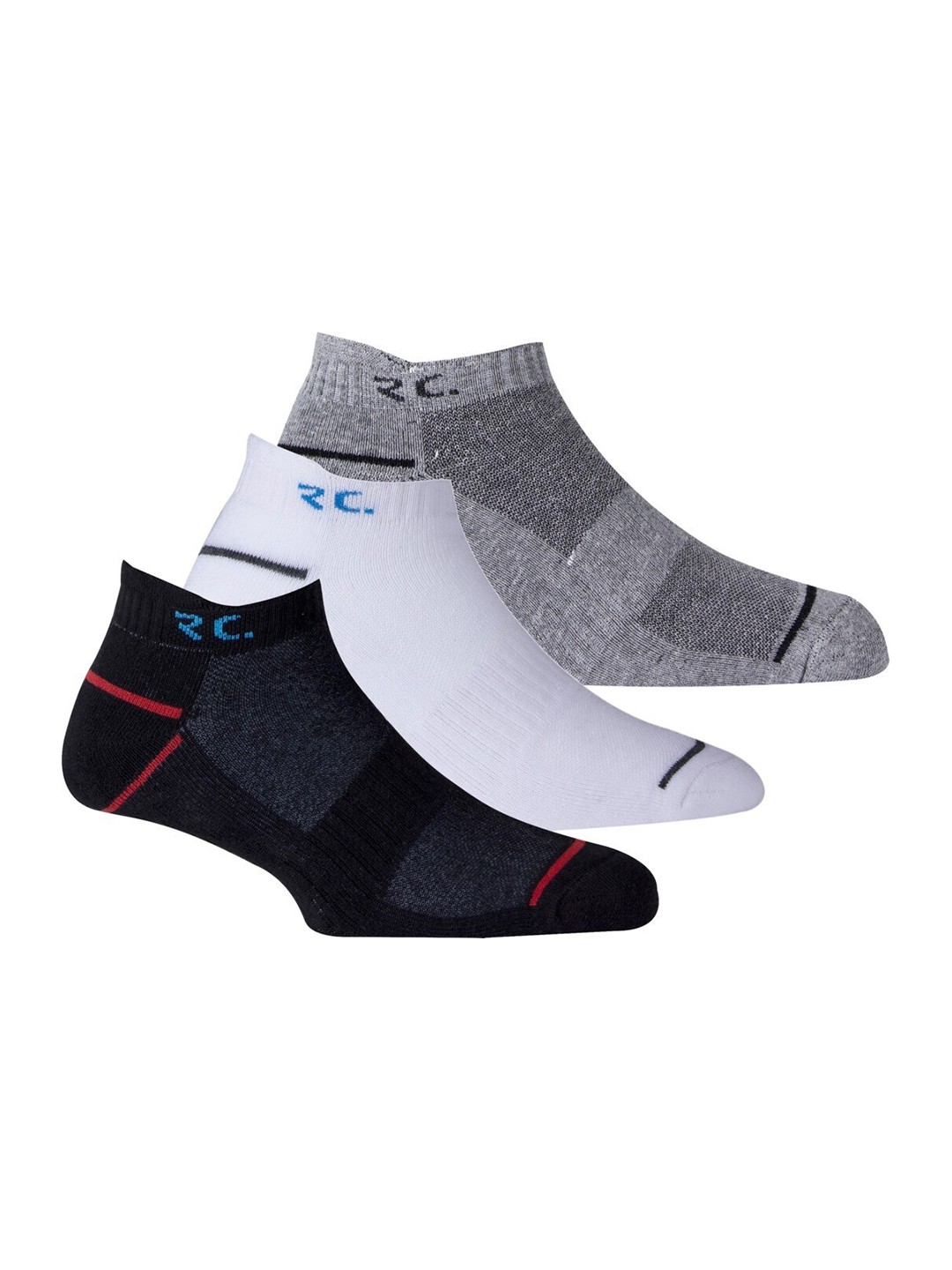 

RC. ROYAL CLASS Men Pack Of 3 Patterned Ankle-Length Socks, Multi