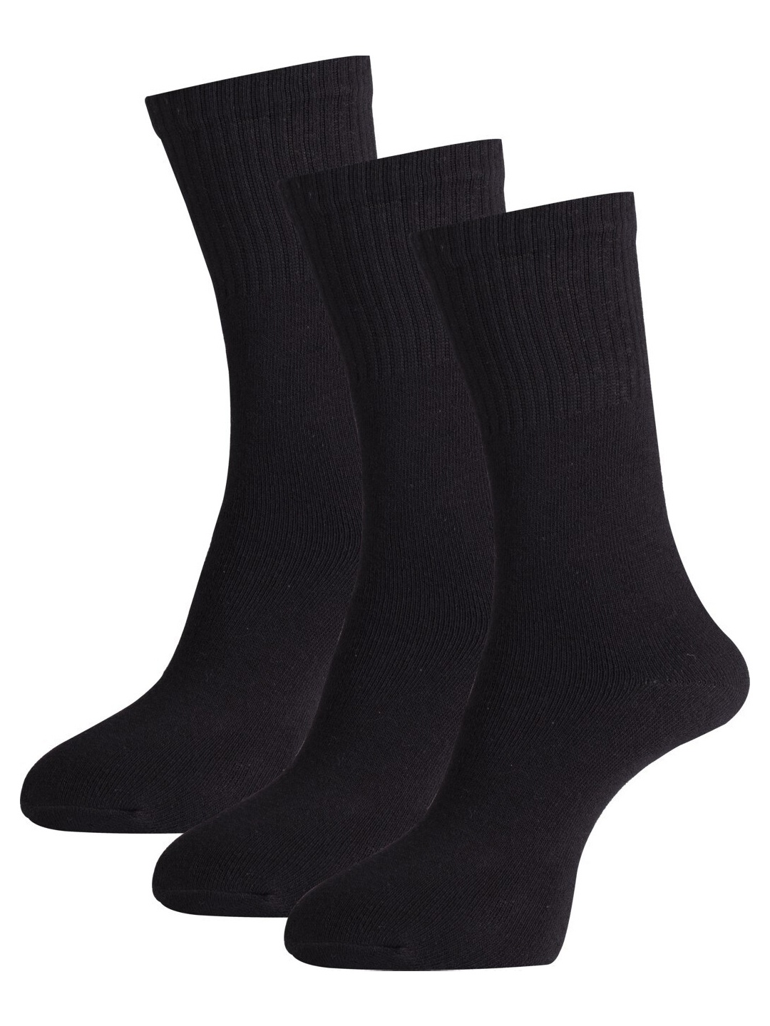 

RC. ROYAL CLASS Men Pack Of 3 Solid Calf Length Socks, Black