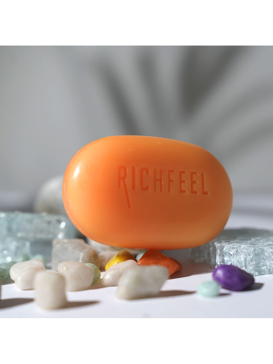 

Richfeel Pack Of 8 Calendula Acne Soap 75 Gms, Orange