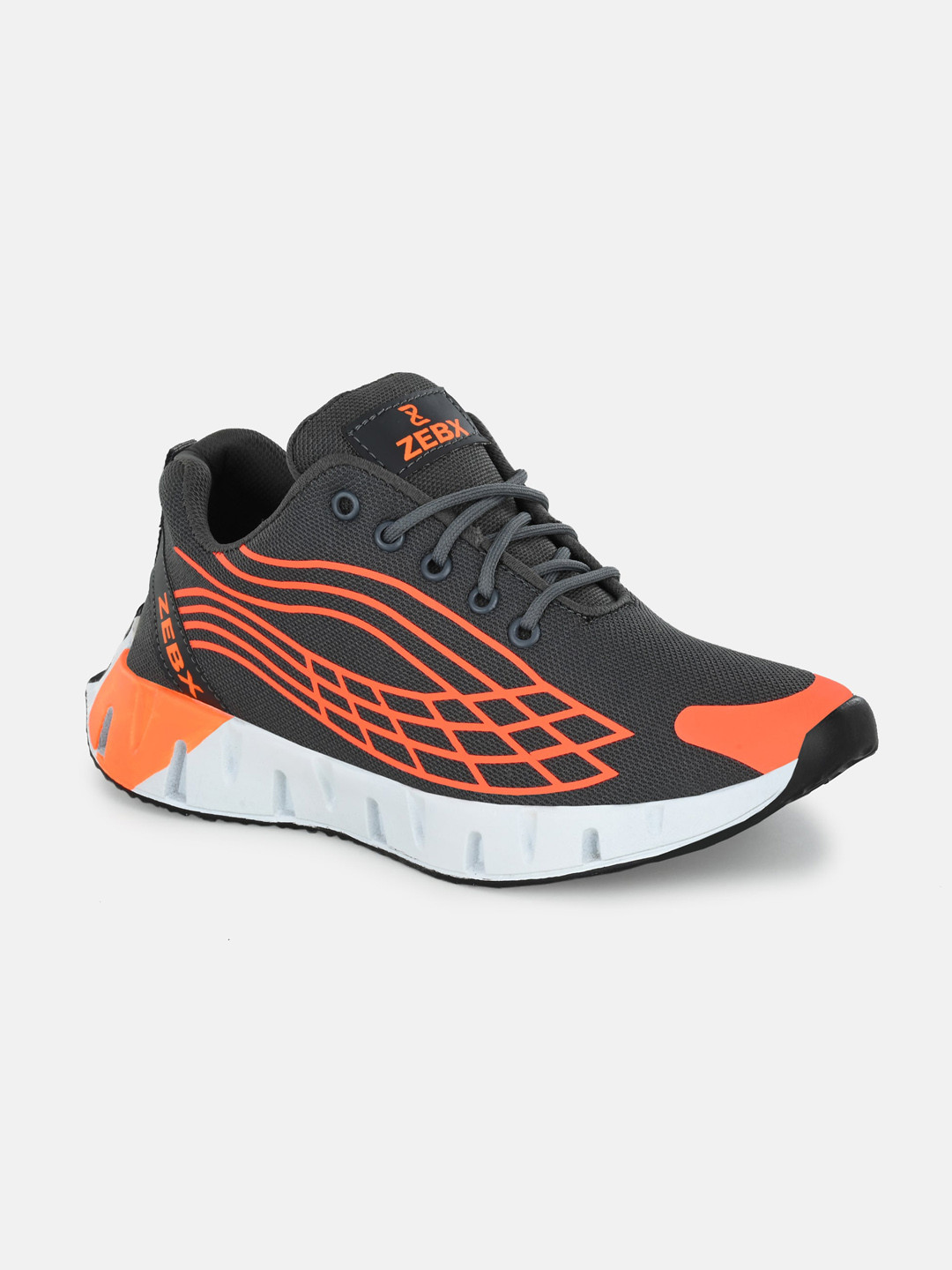 

ZEBX Men Grey Sneakers