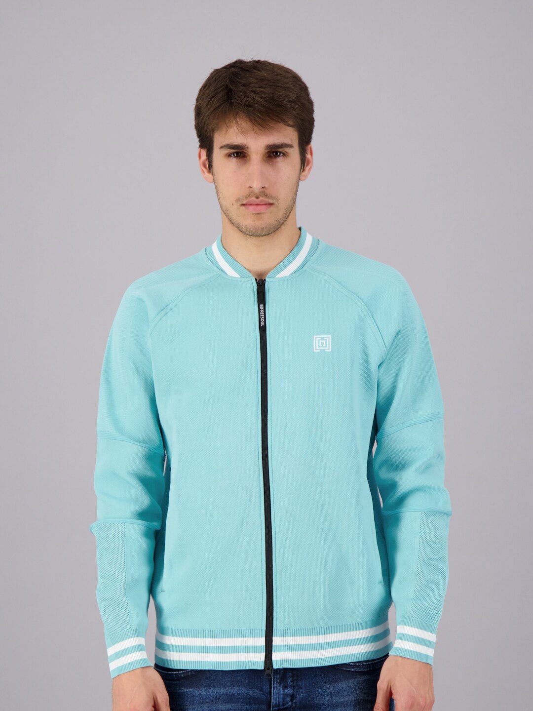 

FREESOUL Men Blue Sweatshirt