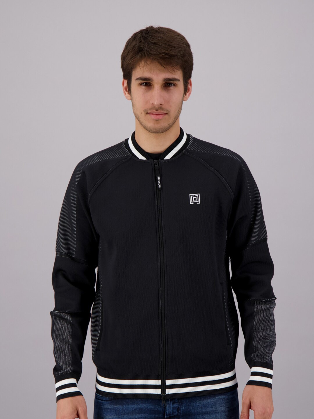 

FREESOUL Men Black Sweatshirt