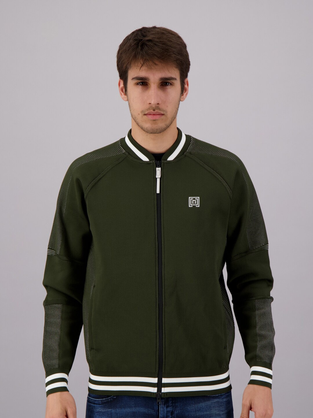 

FREESOUL Men Green Sweatshirt