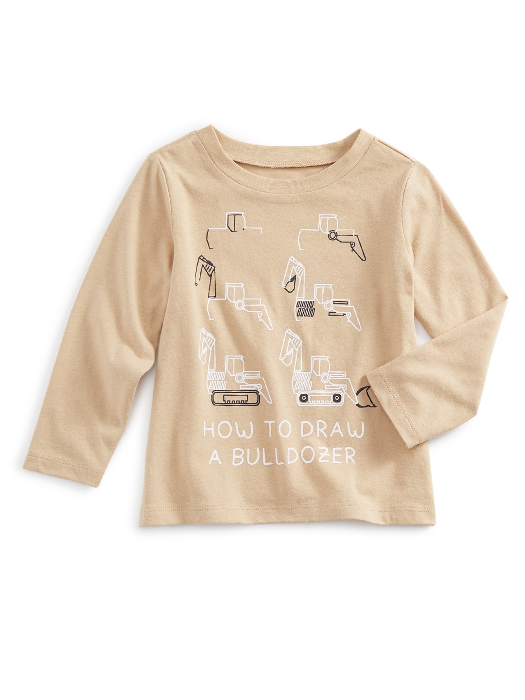 

Macy's First Impression Infant Boys Beige & Black Conversational Print T-shirt