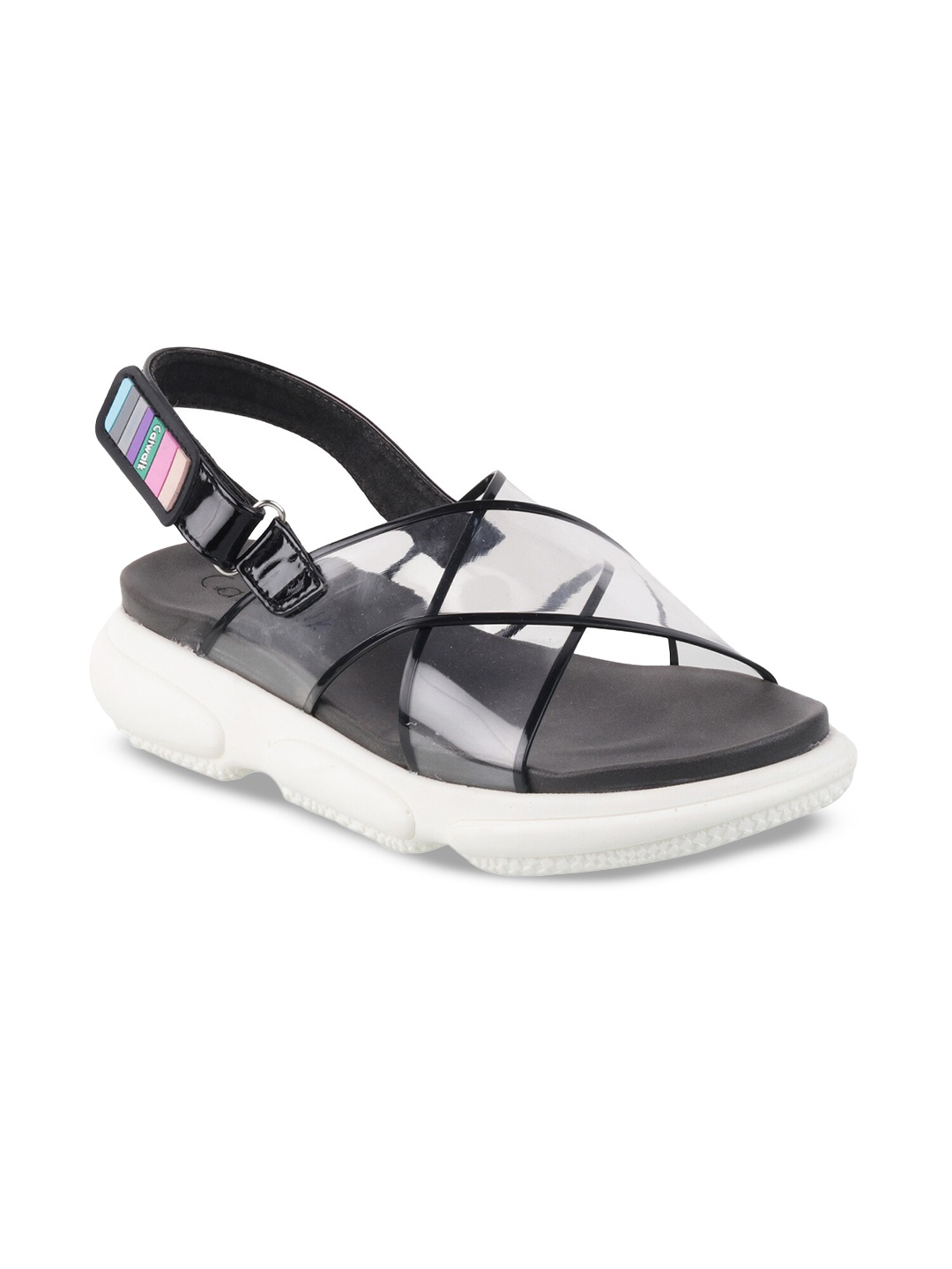

Catwalk Women Black Open Toe Flats