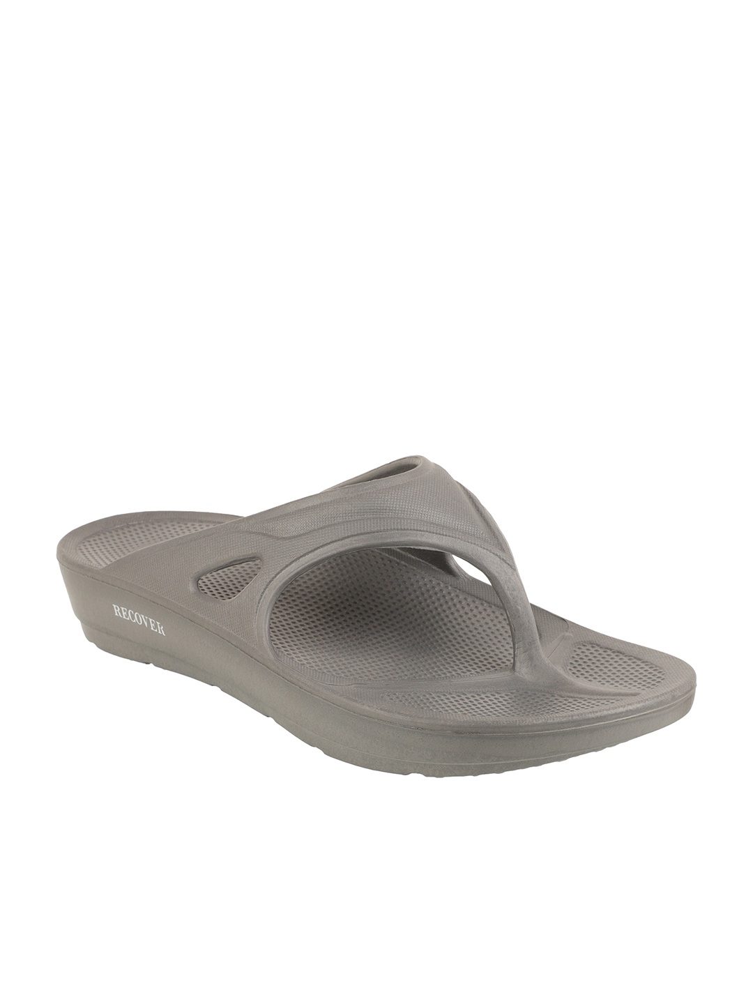 

Carlton London Women Grey Solid Thong Flip-Flops