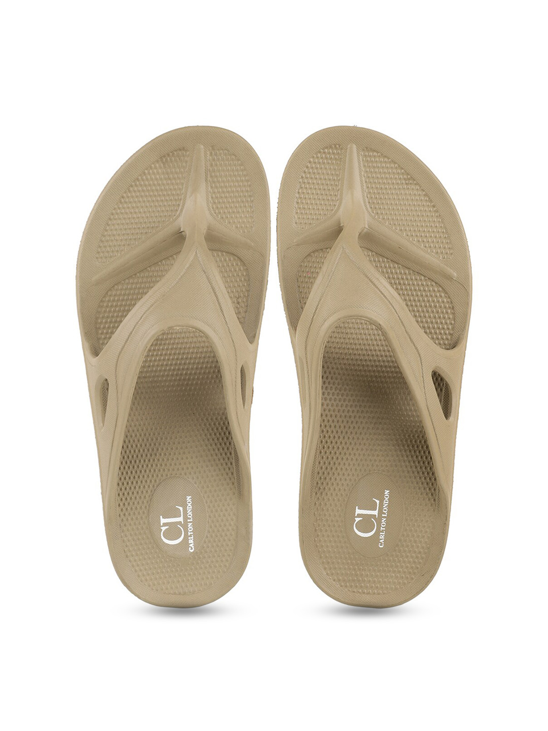

Carlton London Women Beige Thong Flip-Flops