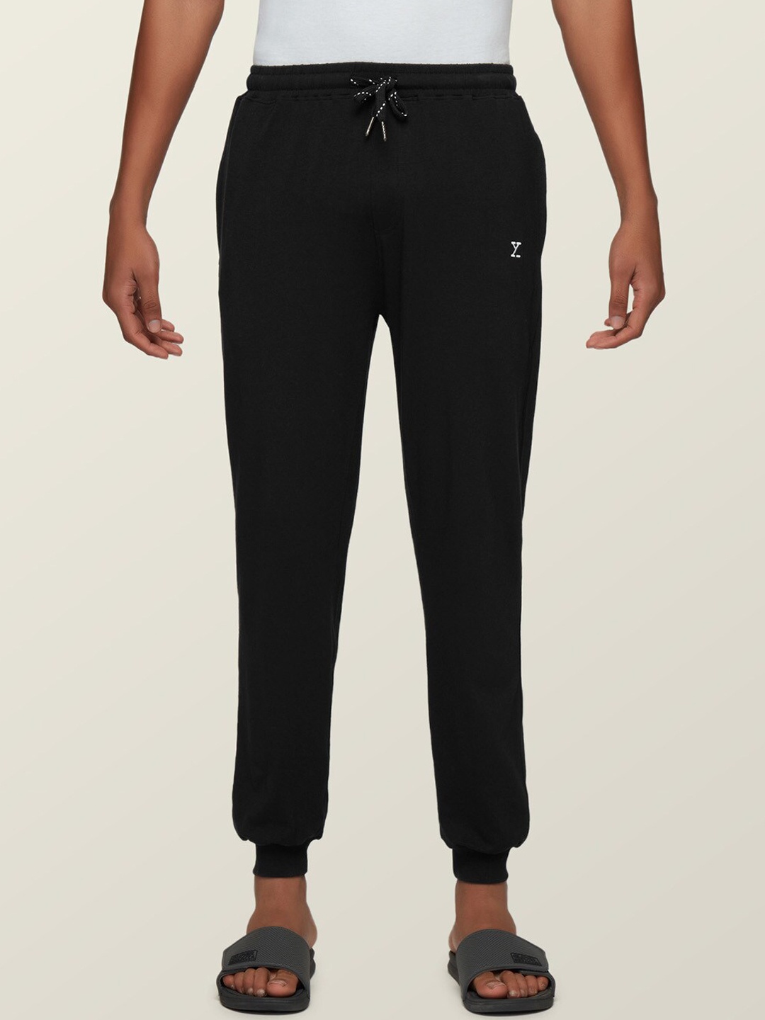 

XYXX Men Black Solid Cotton Joggers