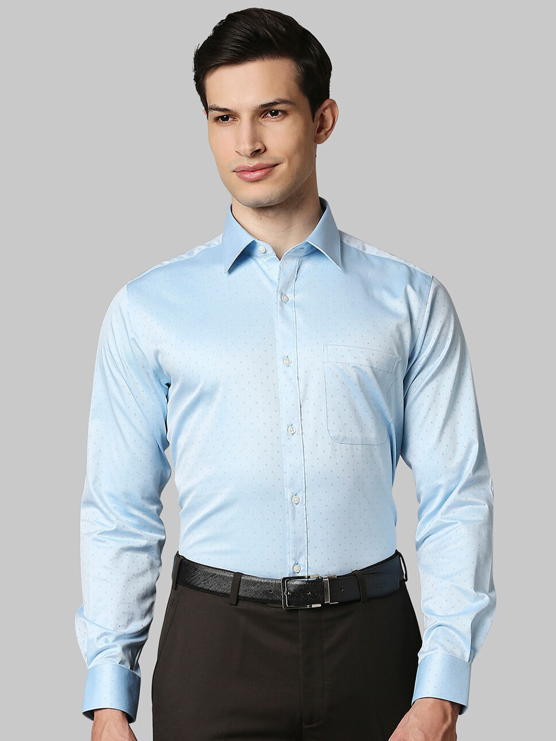 

Raymond Men Blue Formal Shirt
