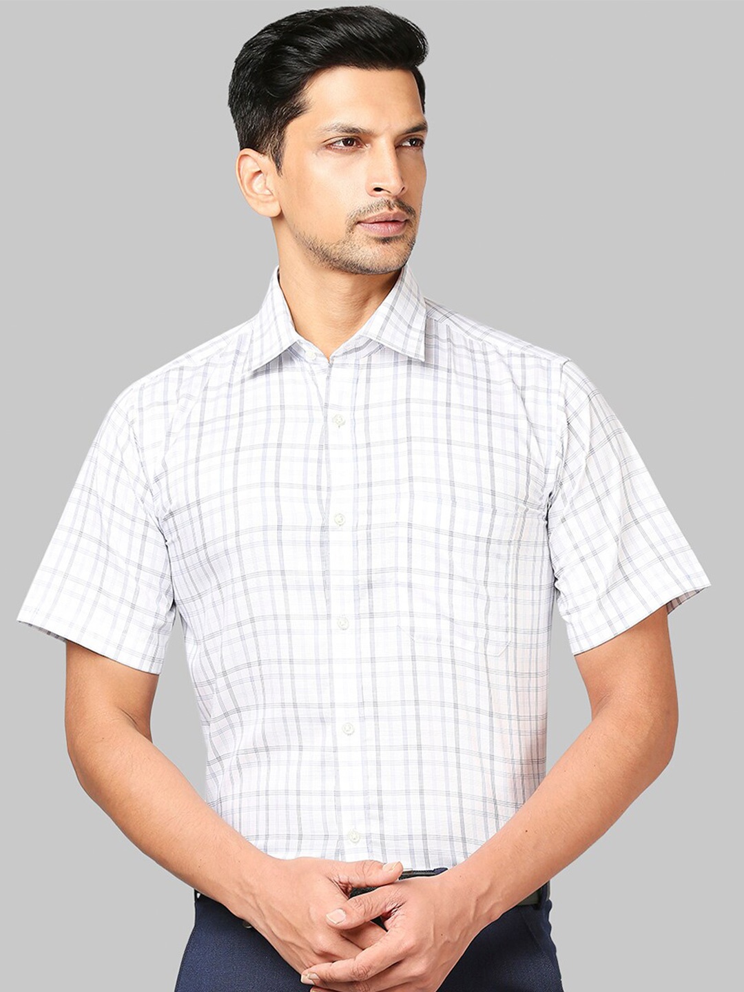 

Raymond Men White Slim Fit Casual Shirt