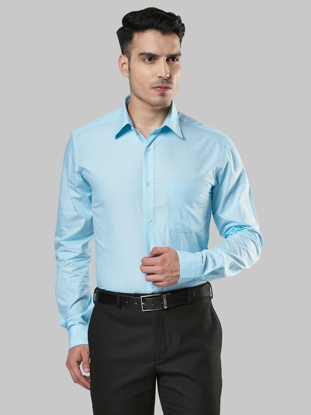

Raymond Men Blue Slim Fit Formal Shirt