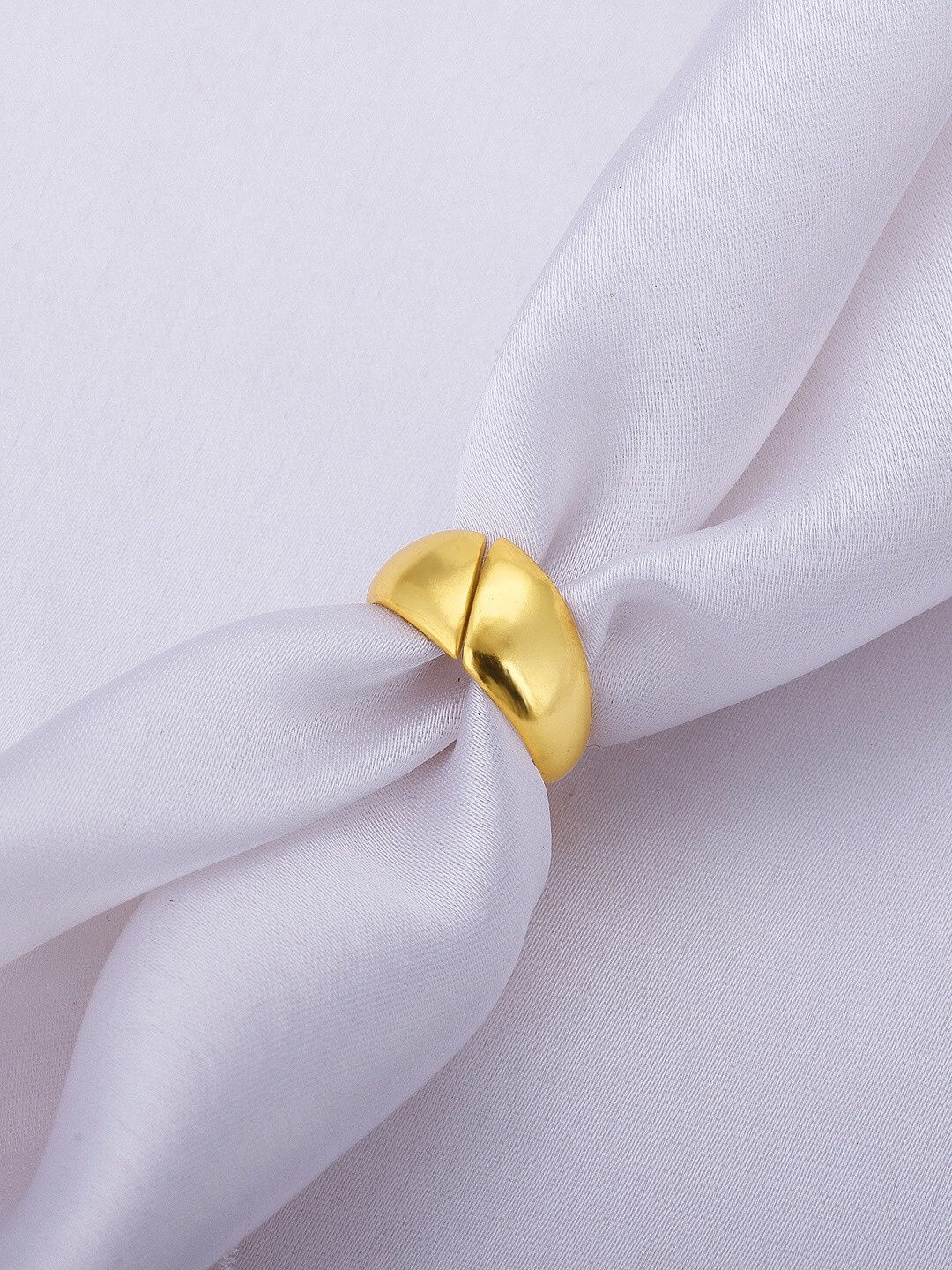 

GIVA 925 Sterling Silver Gold-Plated Adjustable Finger Ring