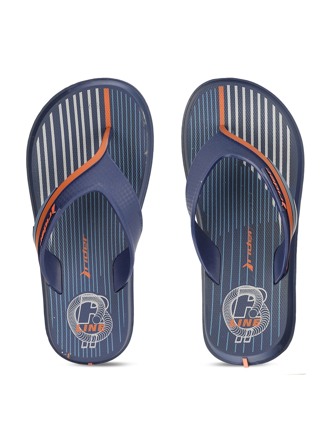 

Rider Men Blue & Orange Printed Slip-On