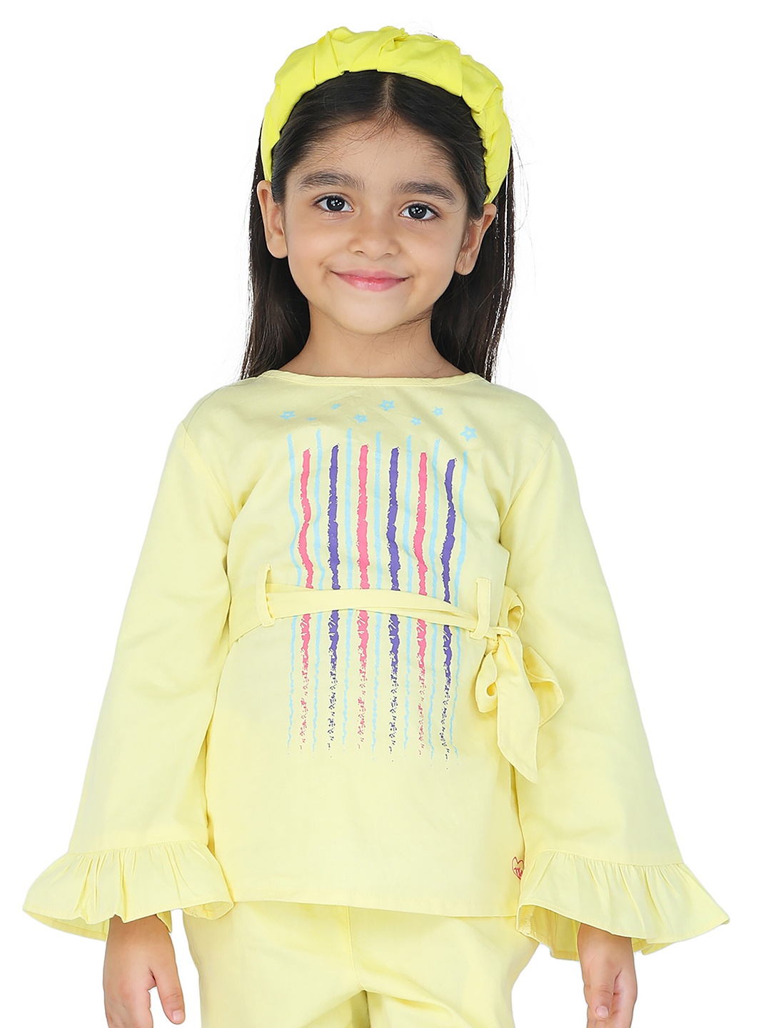 

toothless Yellow Print Top