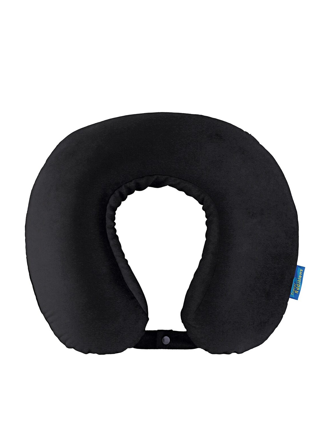 

Travel Blue Black Solid Memory Foam Travel Pillow
