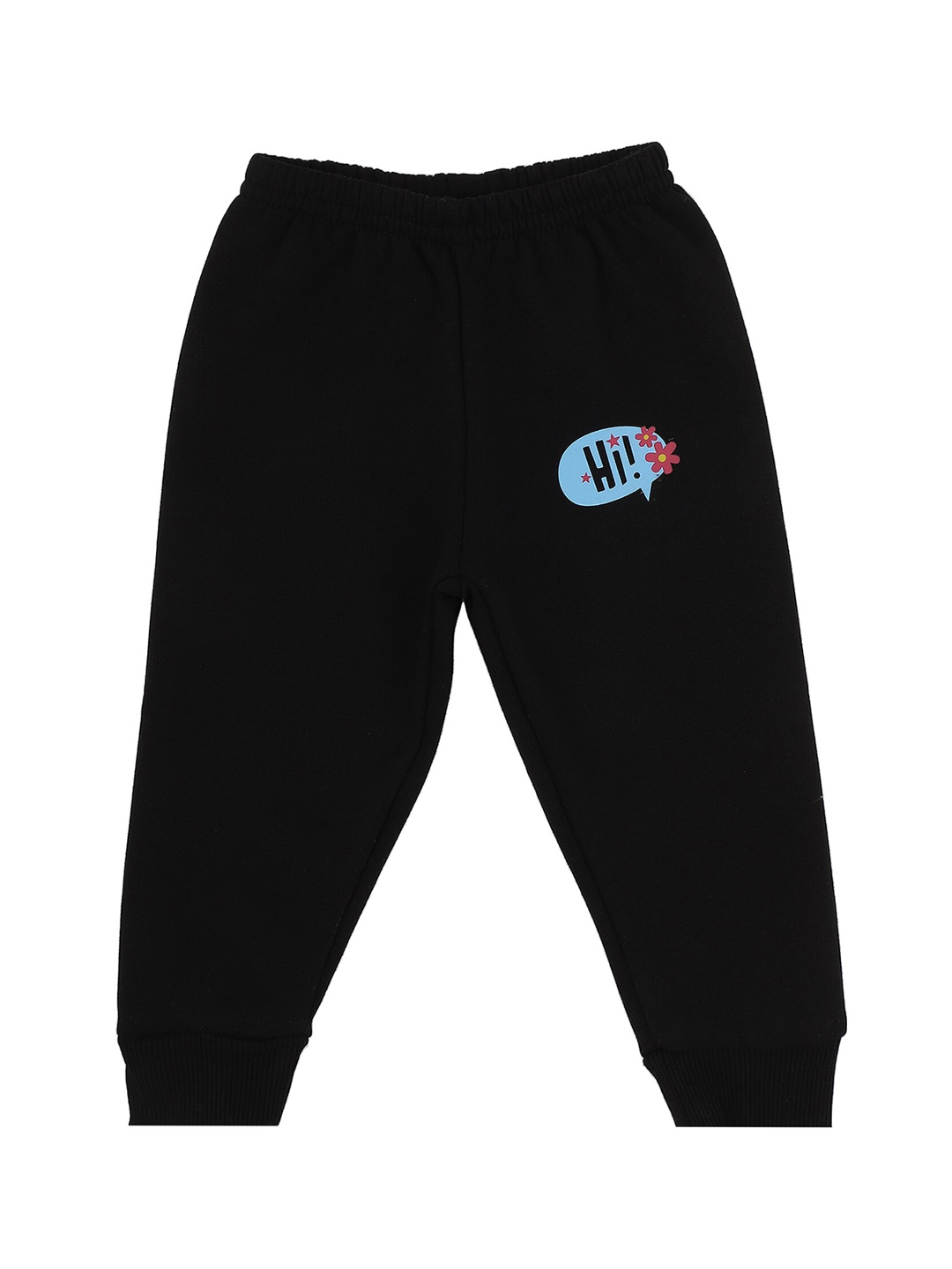 

Bodycare Kids Infants Black Printed Cotton Joggers