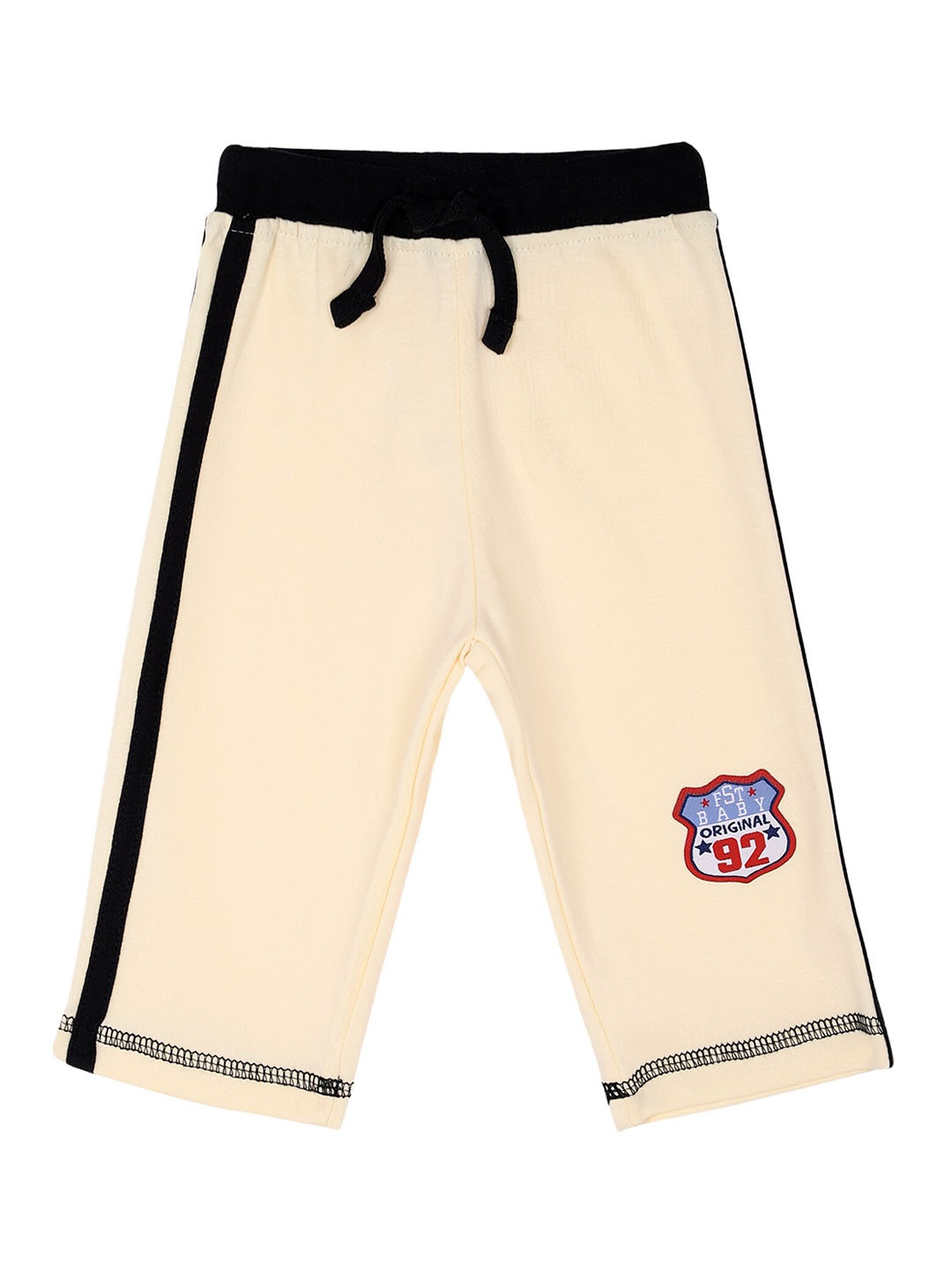 

Bodycare Kids Infant Boys Off White Solid Track Pant