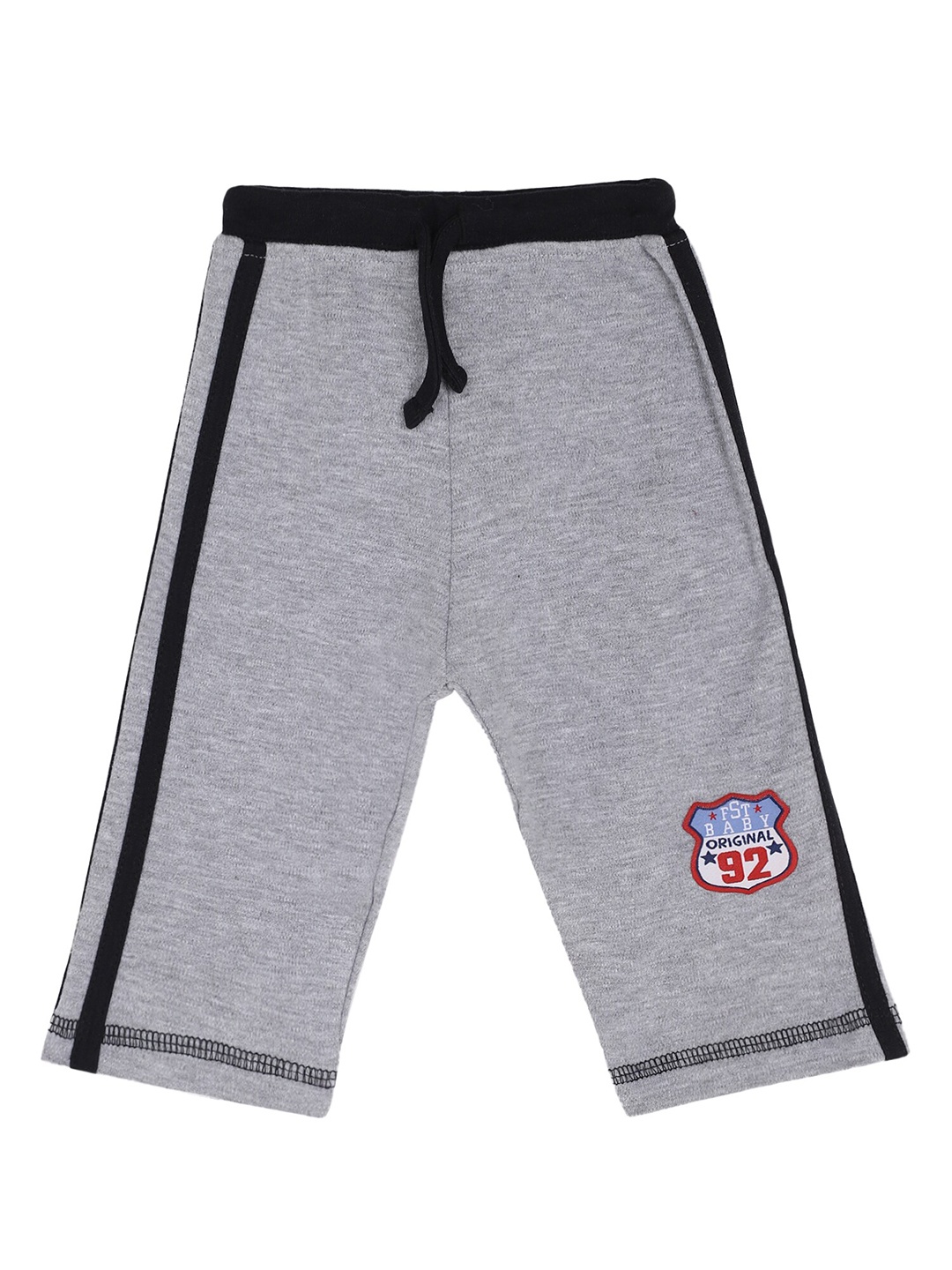 

Bodycare Kids Infant Boys Grey Solid Cotton Track Pants