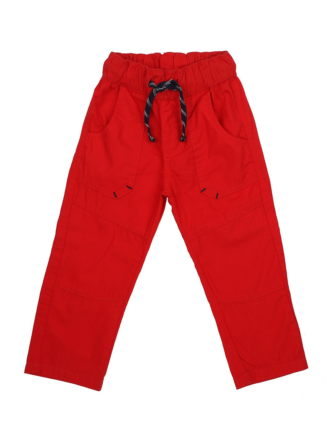 

Bodycare Kids Boys Red Solid Cotton Track Pant