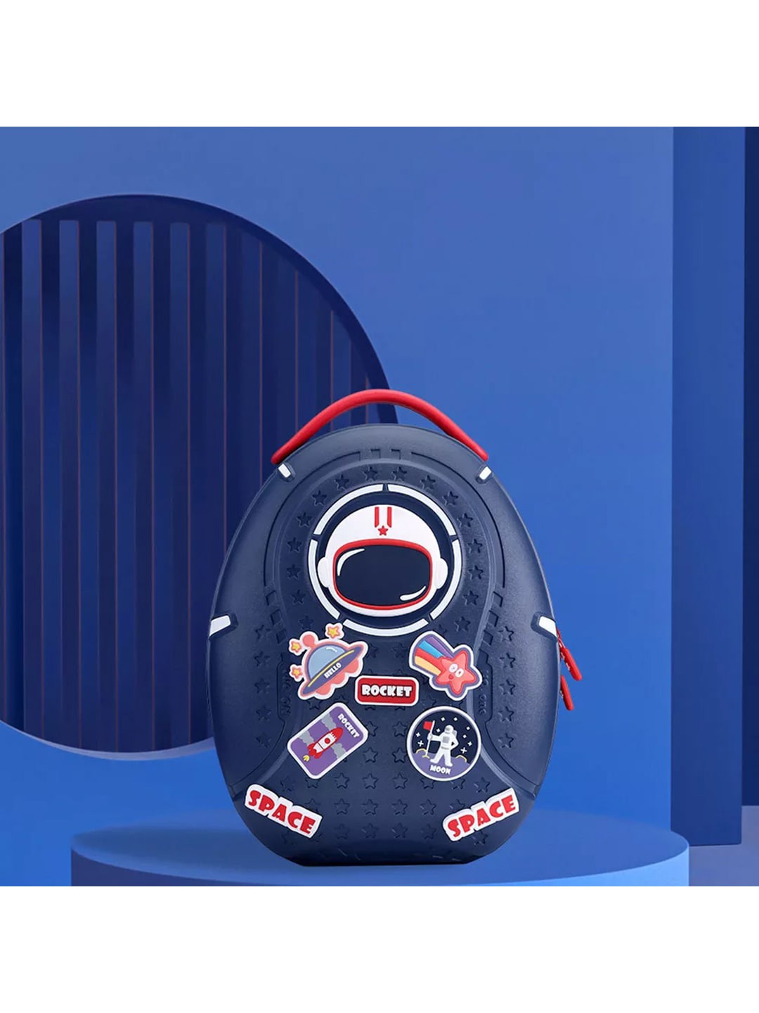 

Little Surprise Box LLP Unisex Kids Blue & White Backpack