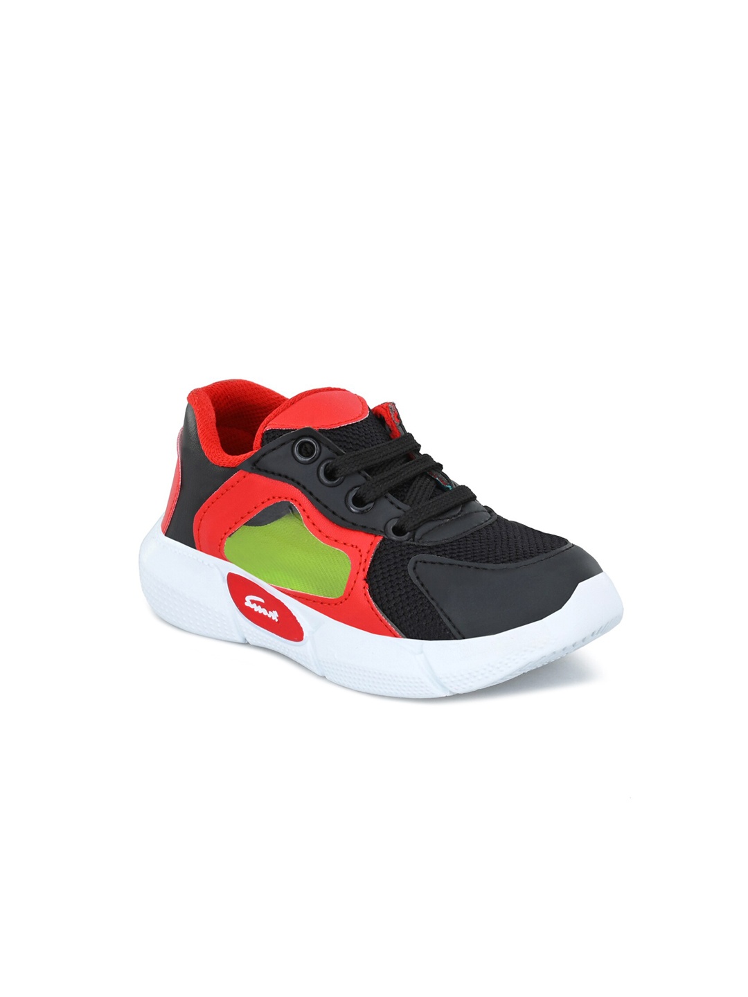 

TUSKEY Boys Black Colourblocked Sneakers