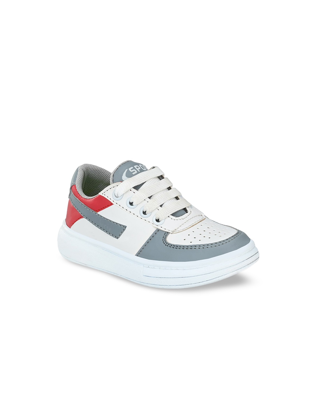 

TUSKEY Boys Grey Colourblocked Sneakers